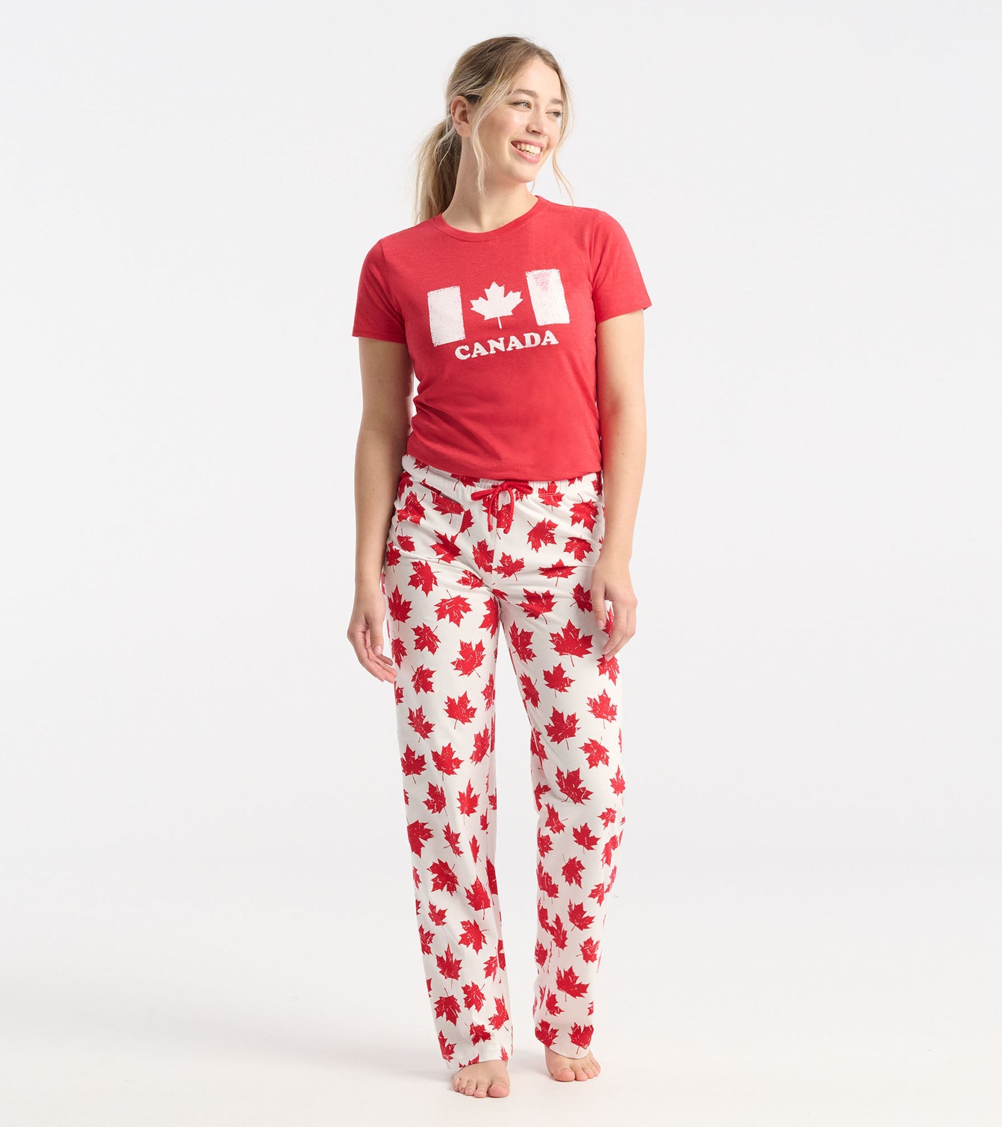 Women's Canada Pajama Set