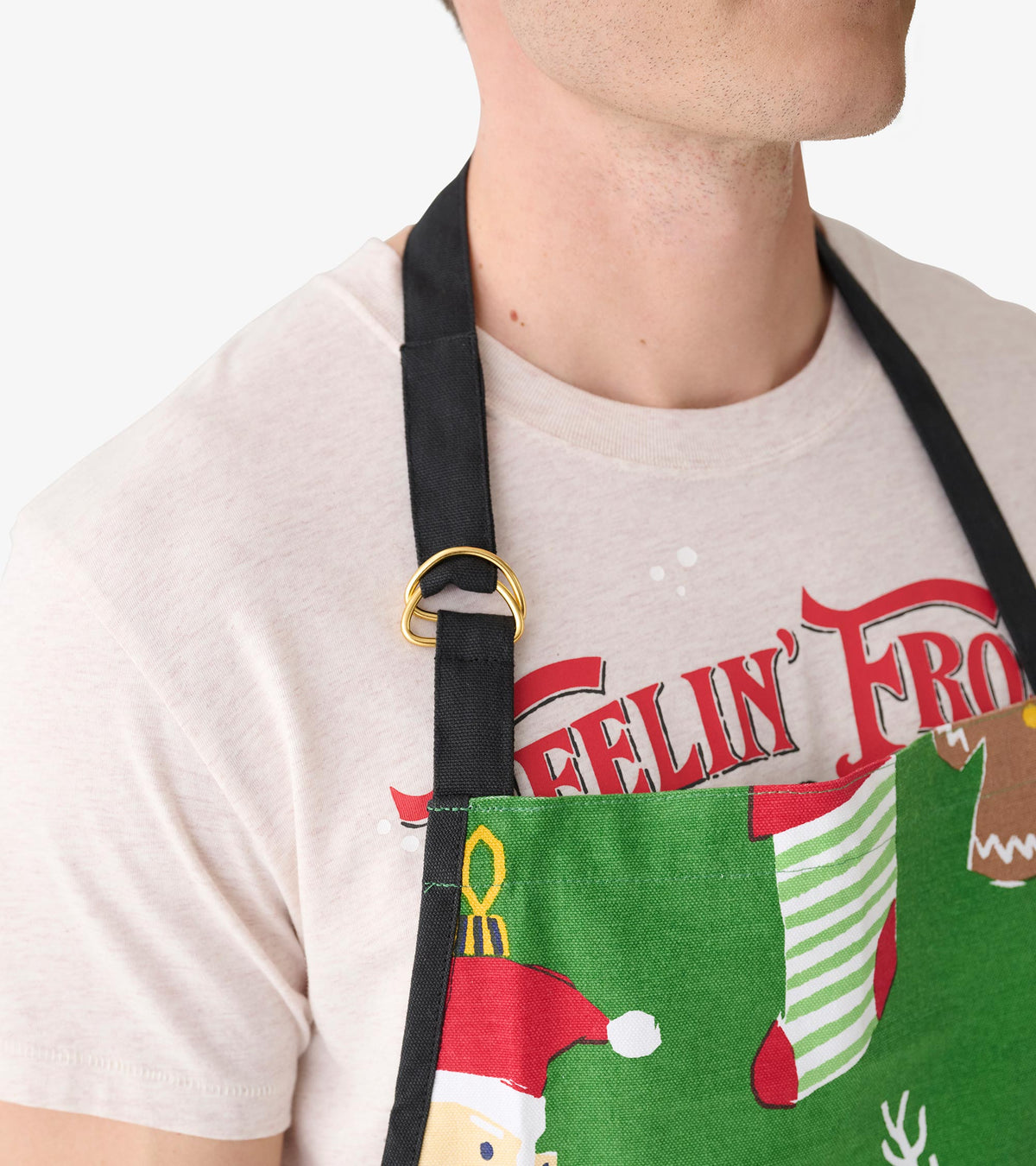 Paper Cut Christmas Apron