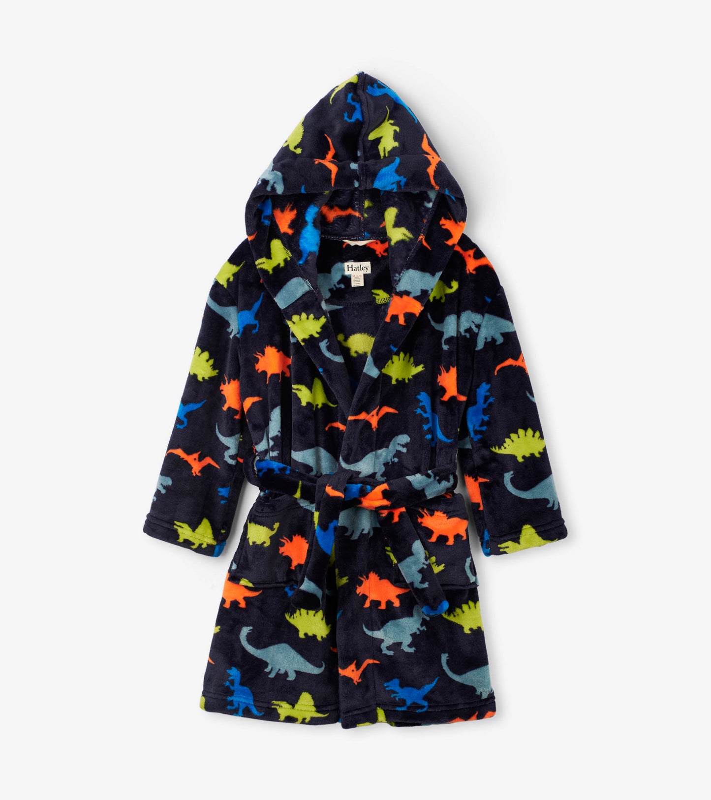 Boys Dino Herd Fleece Robe