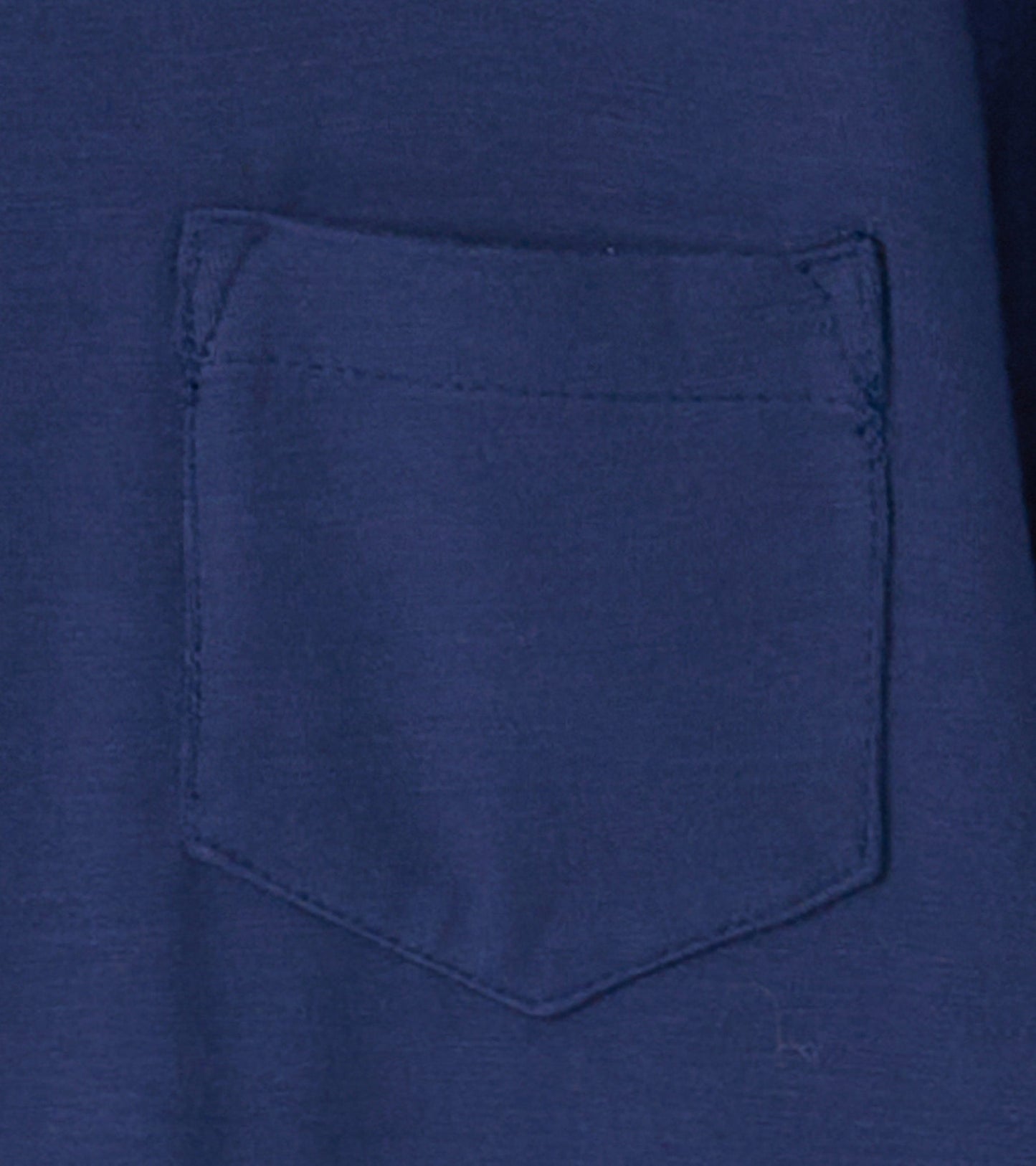 Patriot blue long sleeve bamboo t-shirt featuring a small chest pocket. Soft, lightweight fabric suitable for casual wear.