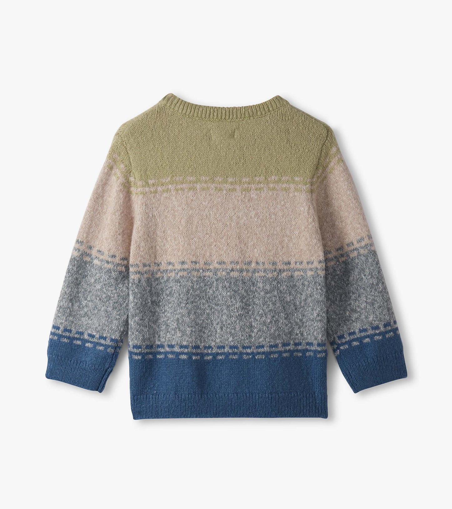Baby & Toddler Boys Blue Combo Crew Neck Sweater