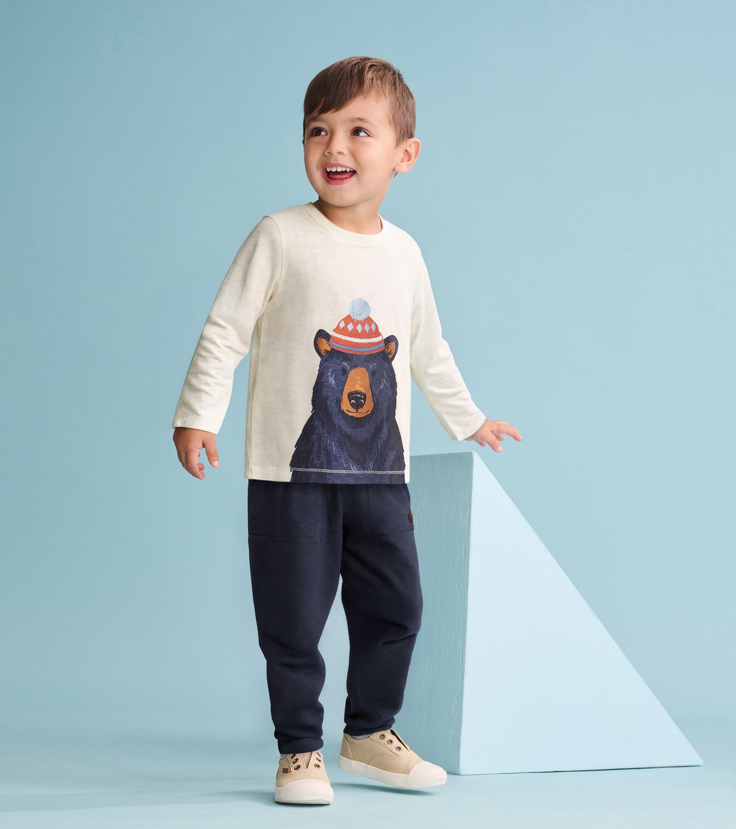 Baby & Toddler Boys Bear Graphic Lounge Set