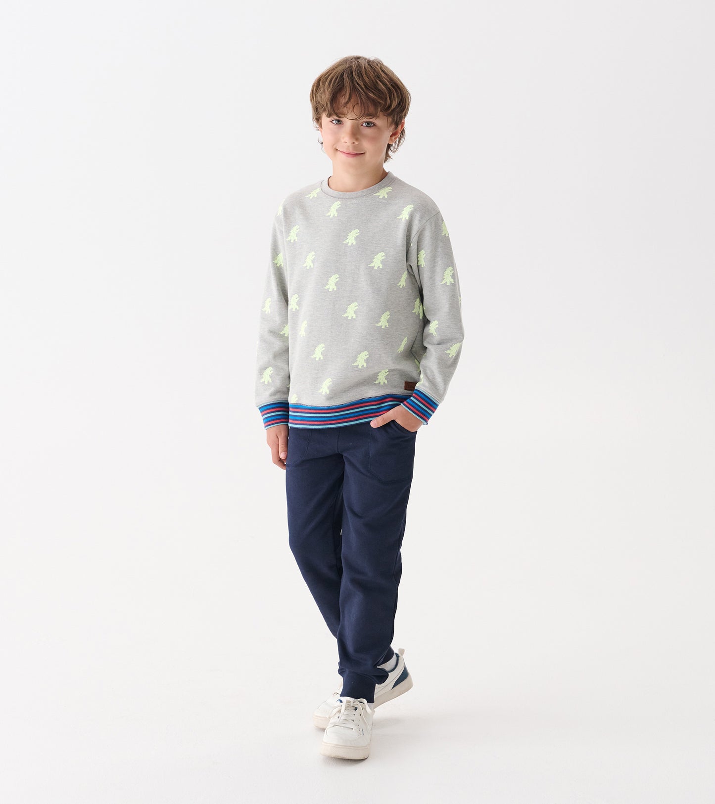 Boys Monster Pullover Sweatshirt