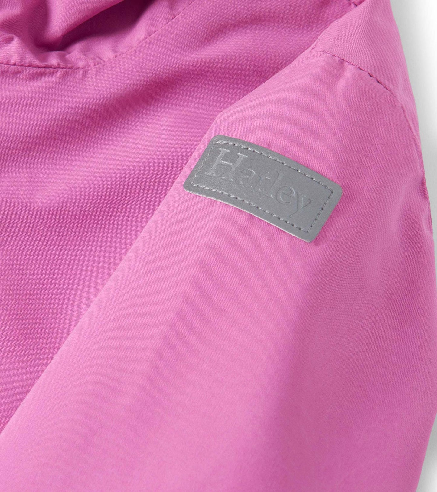 Girls Heart Swans Zip-Up Lightweight Rain Jacket