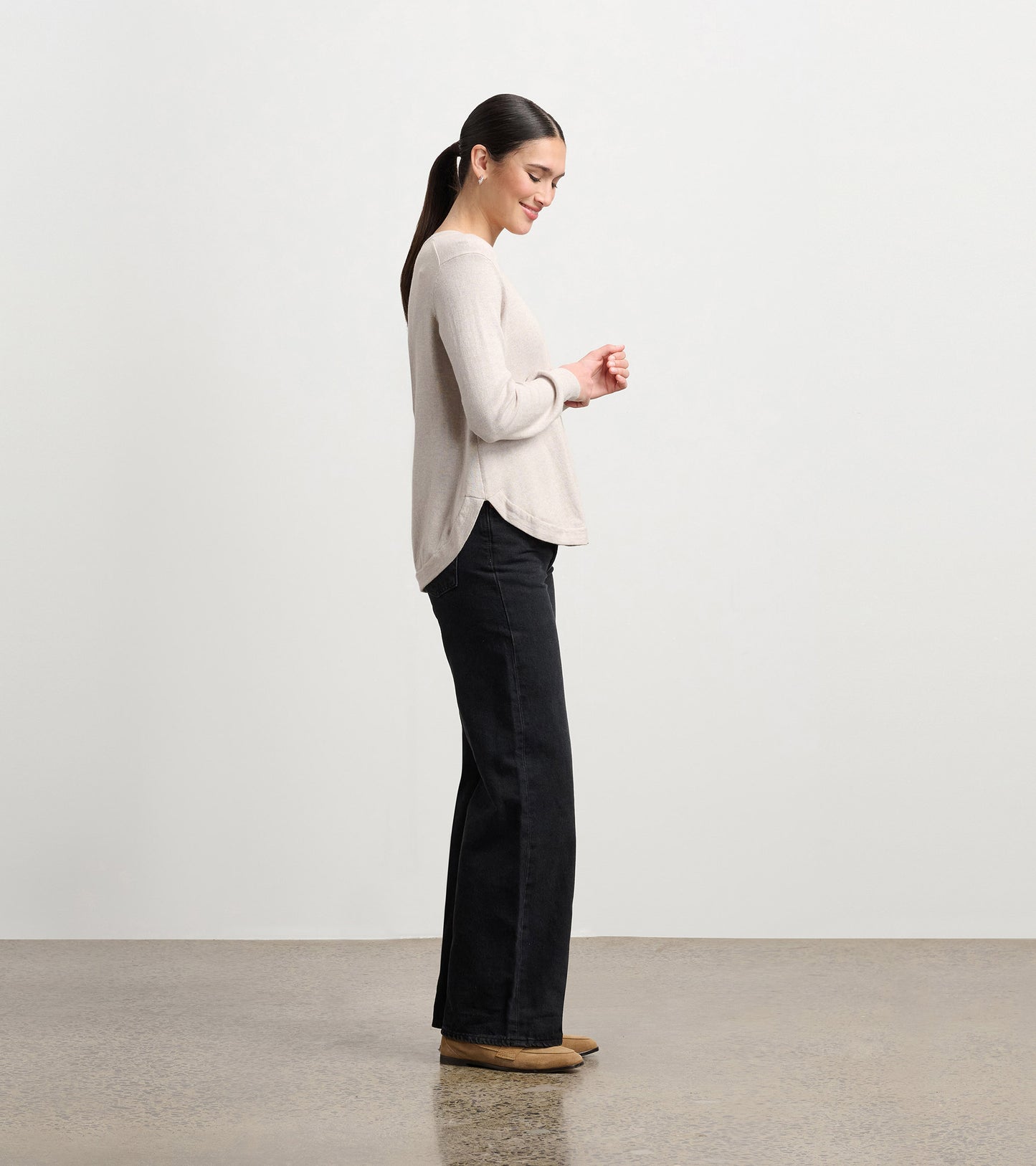 Jessie Sweater - Oatmeal Melange