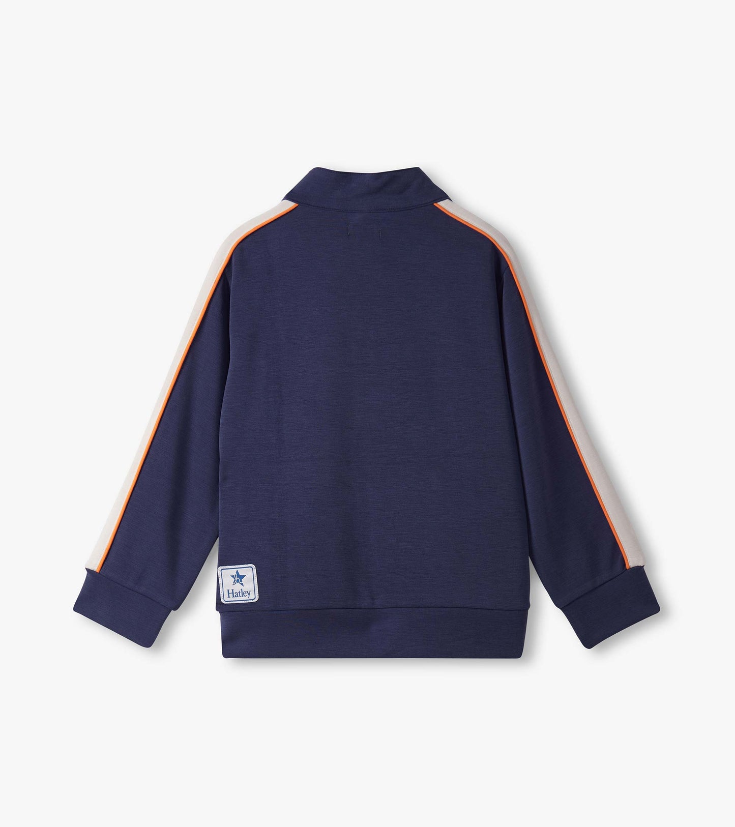 Boys Navy Mockneck Jacket