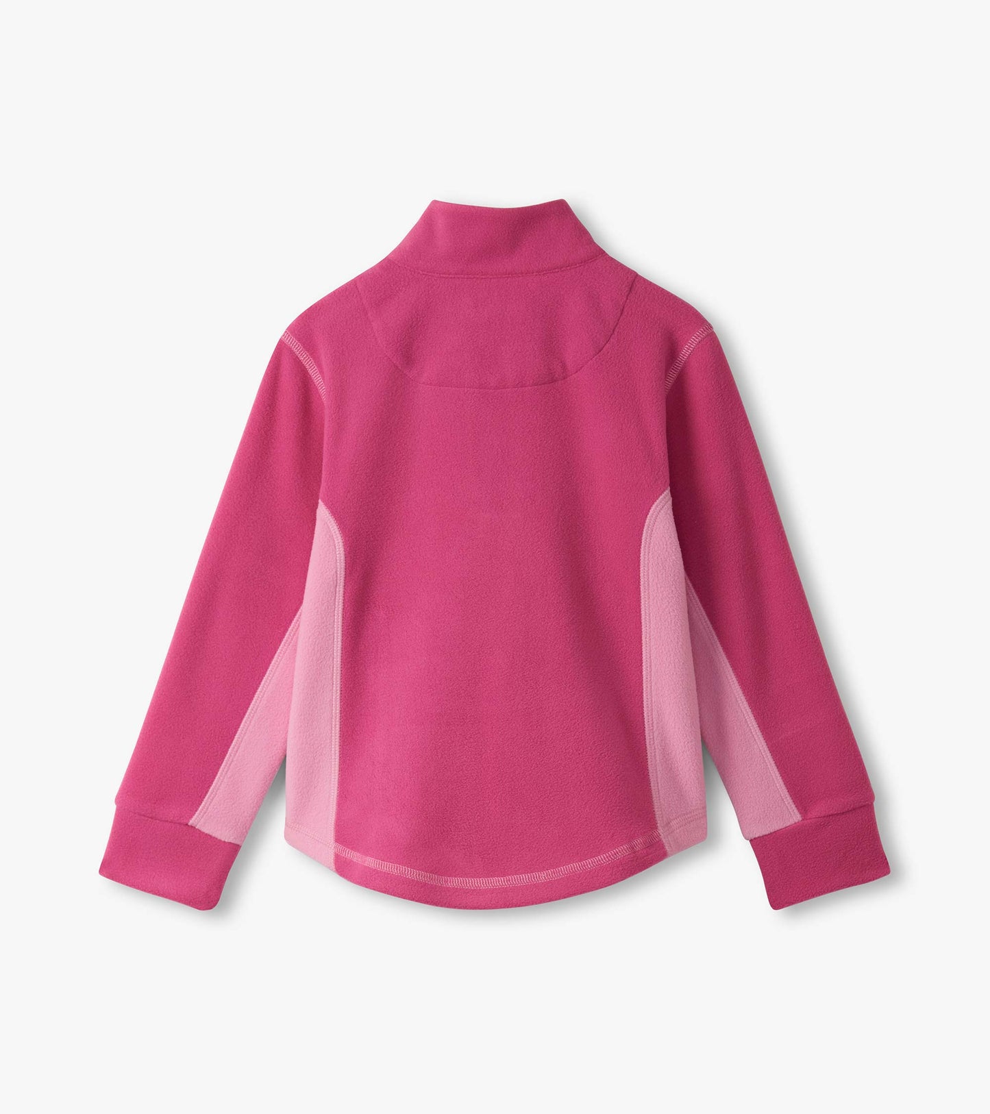 Girls Raspberry Rose 1/4 Zip Mockneck