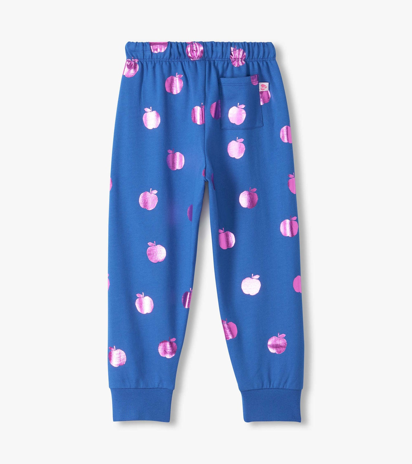 Girls Foil Apples Relaxed Fit Cuffed Track Pants