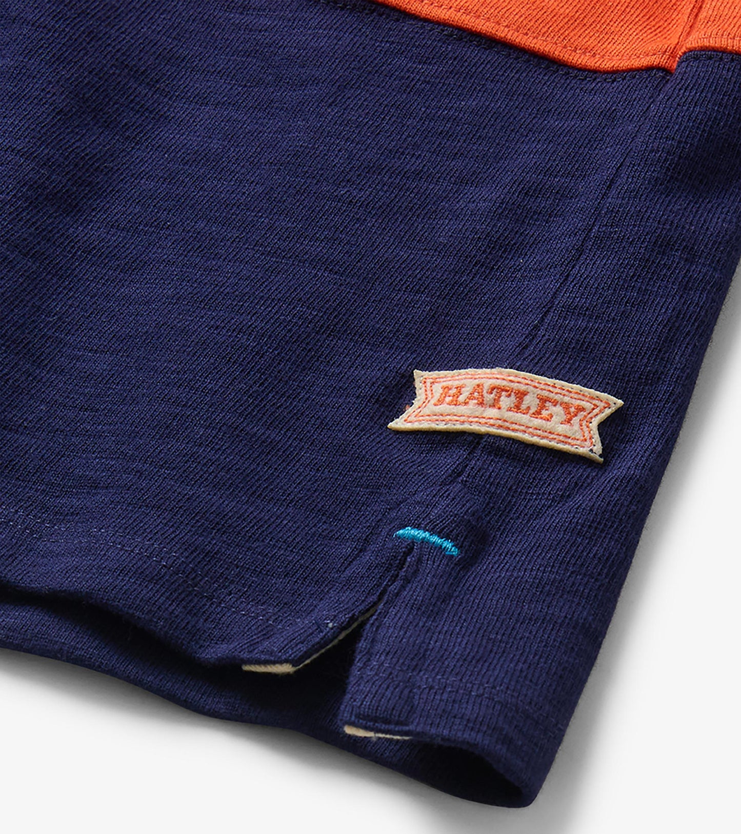 Boys Blue Colourblock Polo Shirt