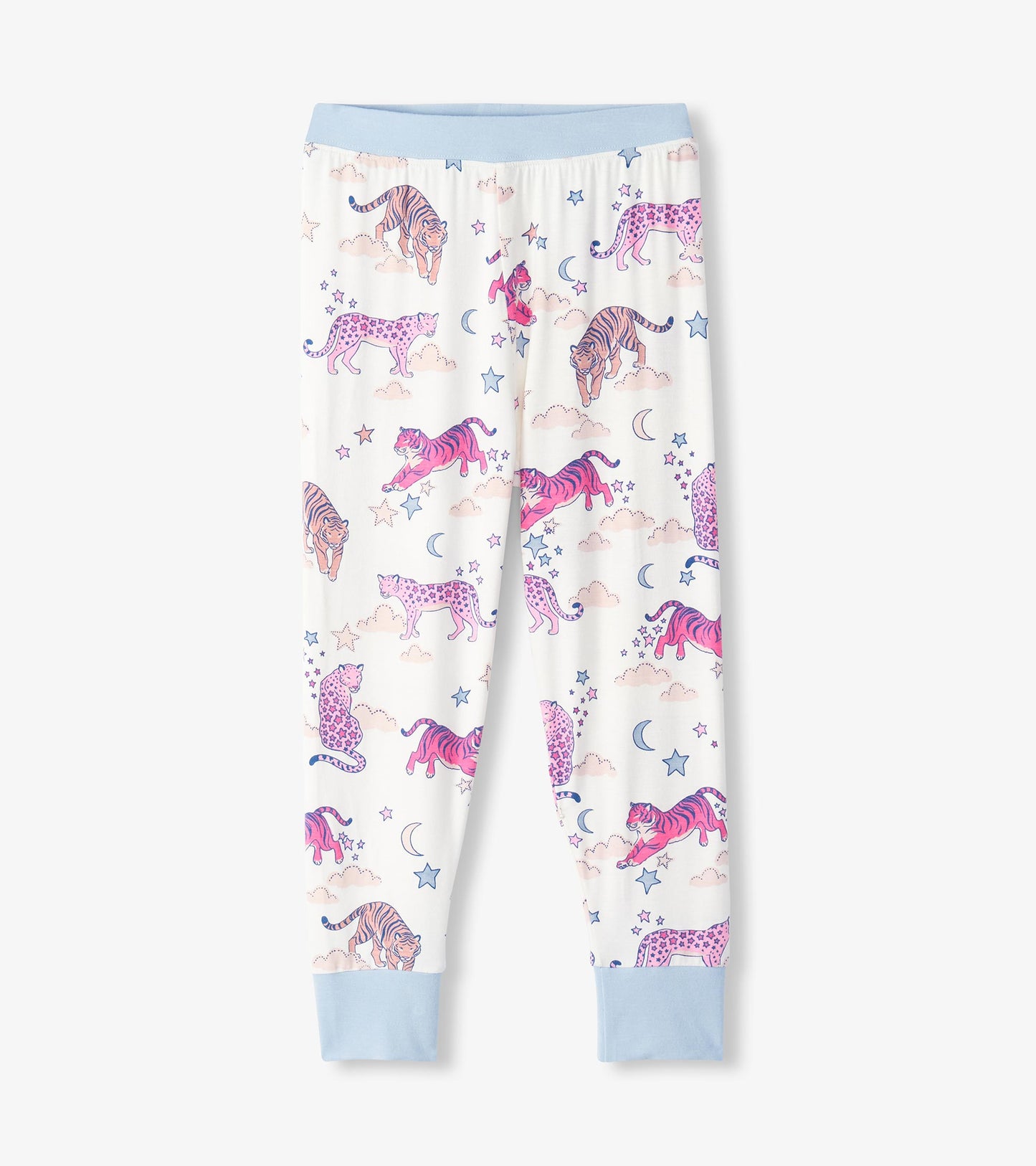 Girls Night Time Tigers Bamboo Pajama Set