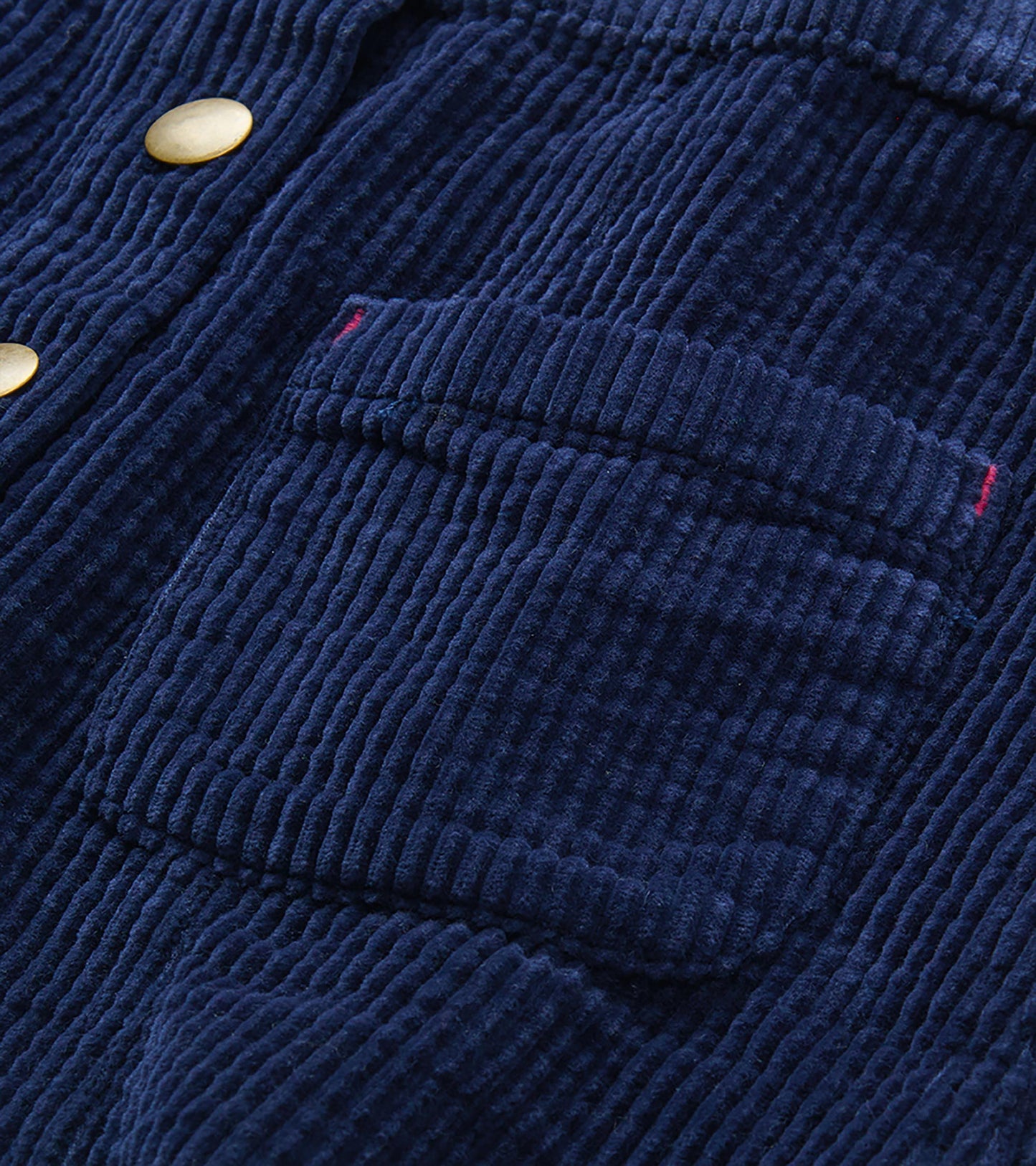 Girls Patriot Blue A-Line Corduroy Skirt