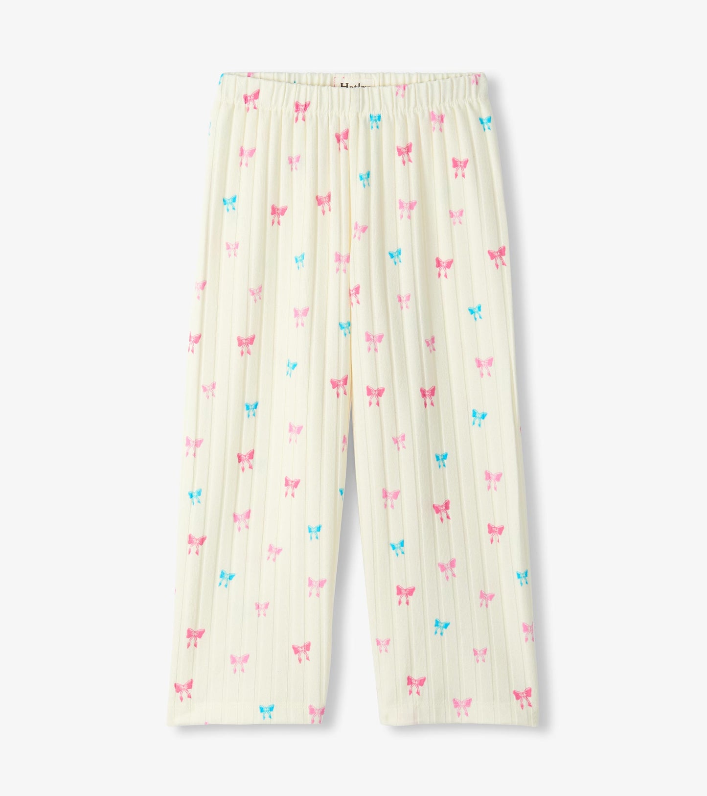 Girls Tiny Bows Relaxed Fit Pajama Set
