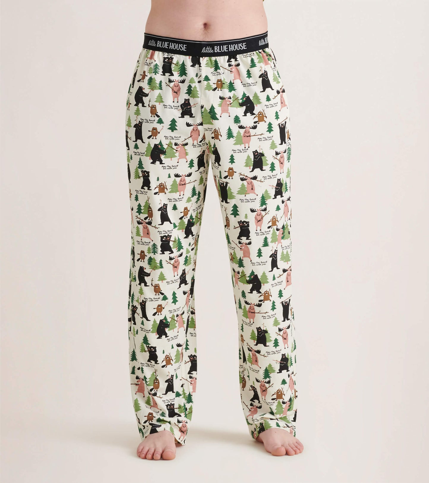 May the Forest Be With You Men's Stretch Cotton Pajama Pants