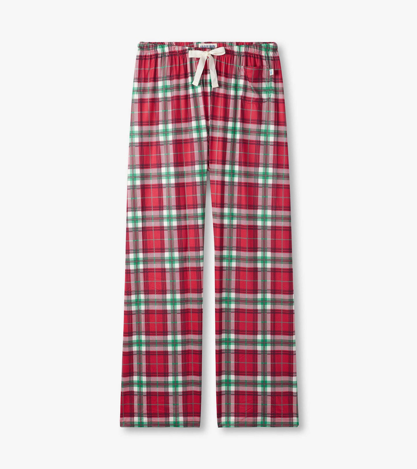 Women's Holiday Plaid Polyknit Pajama Pants
