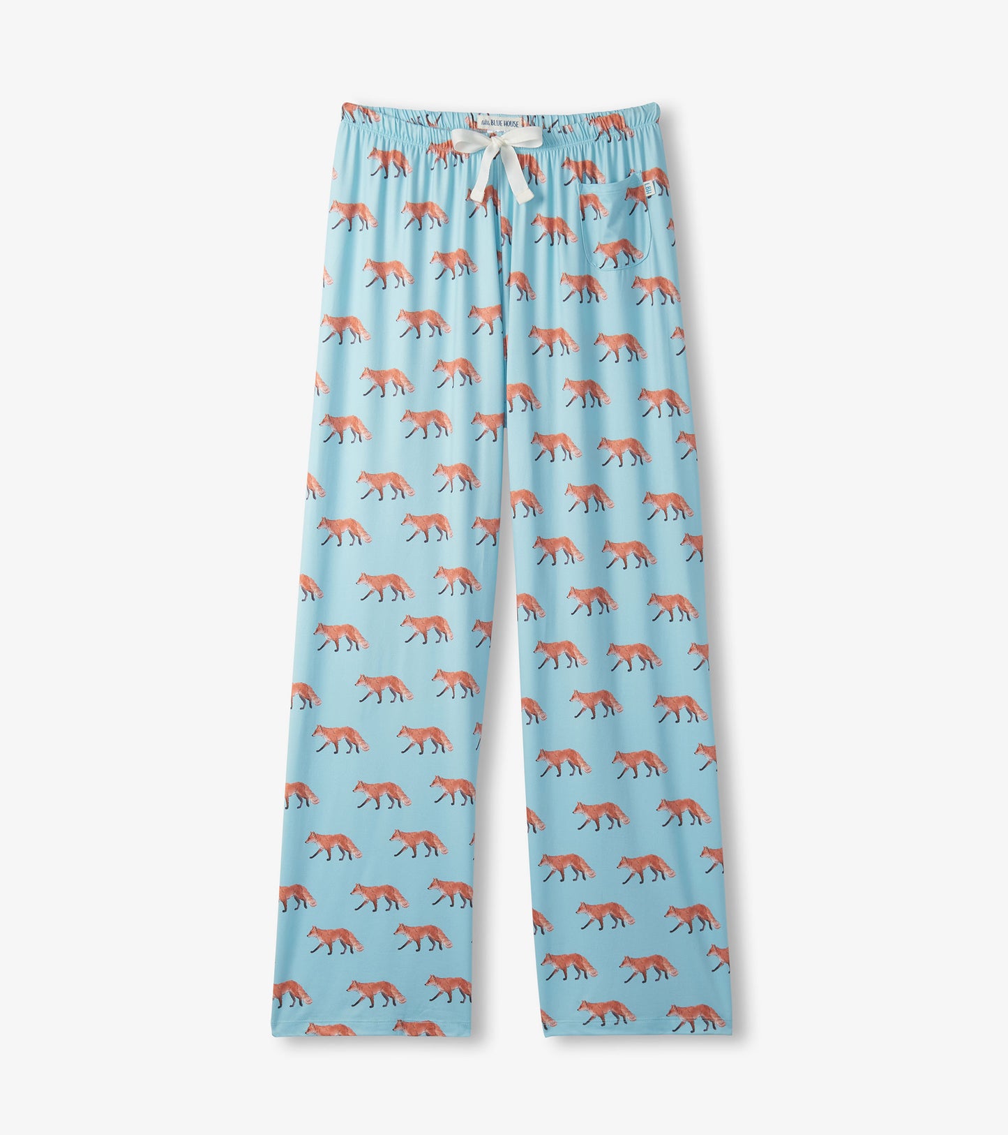 Women's Watercolor Foxes Polyknit Pajama Pants