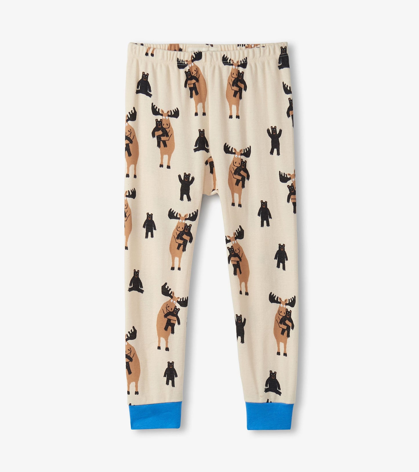 Boys Blue Moose Bear Hug Pajama Set