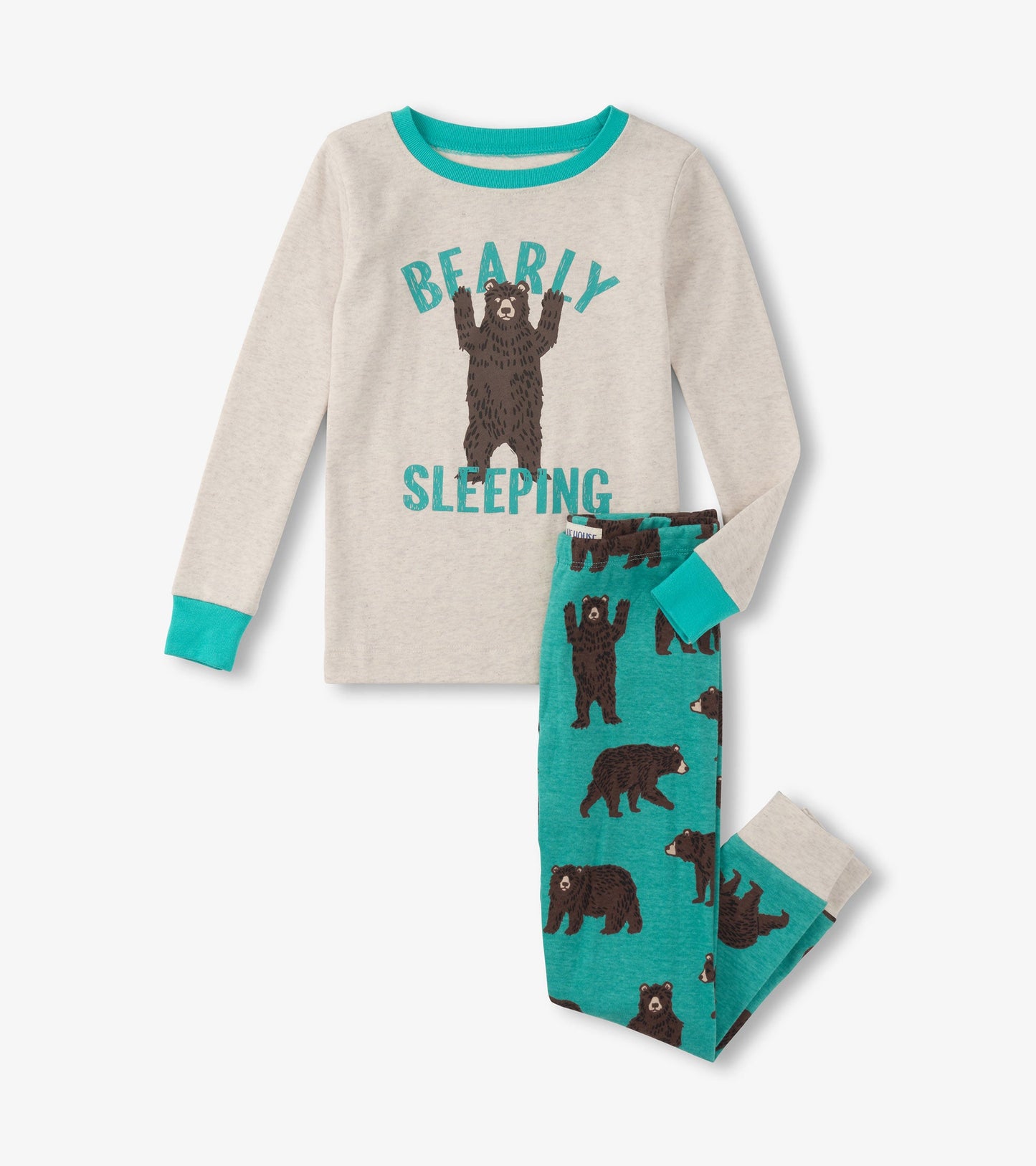 Kids Brown Bears Pajama Set