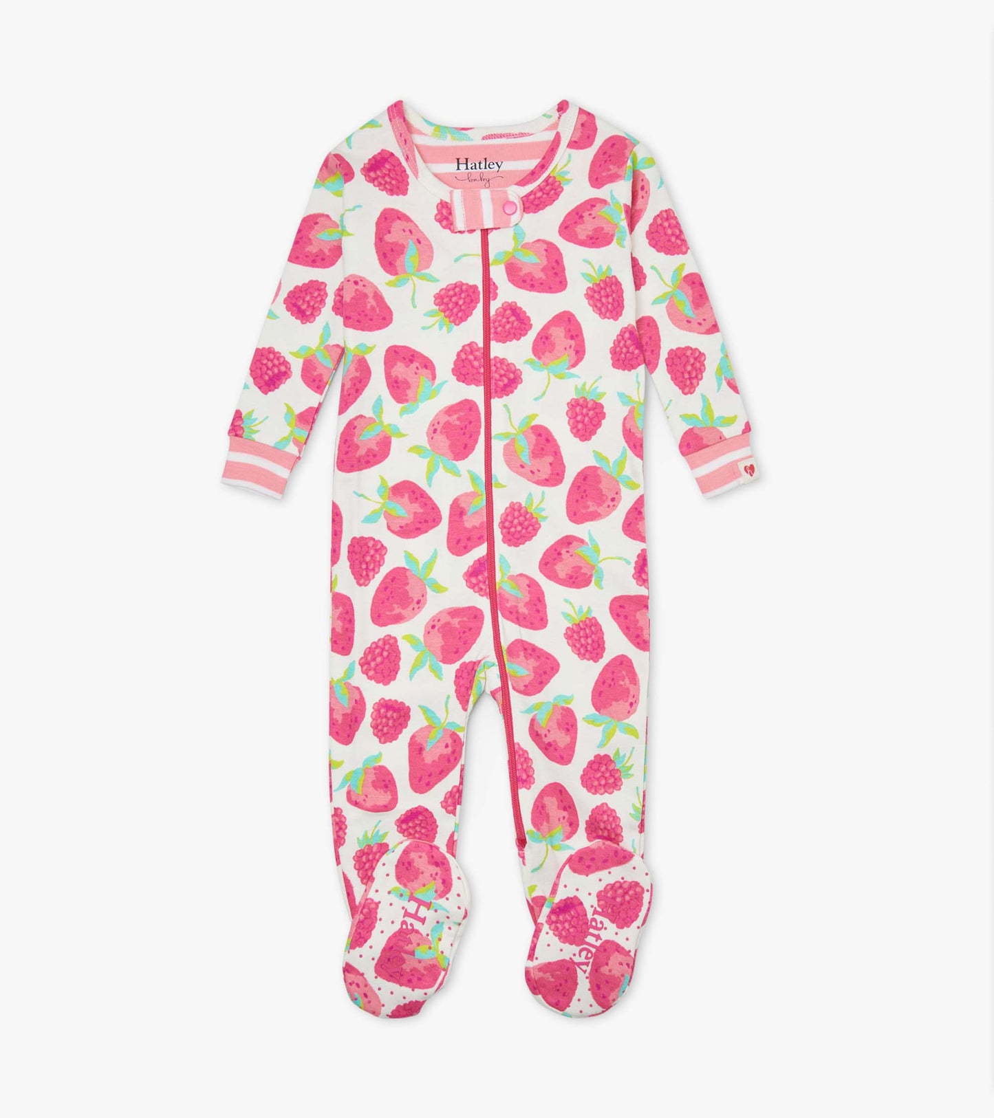 Baby Delicious Berries Cotton Footed Sleeper