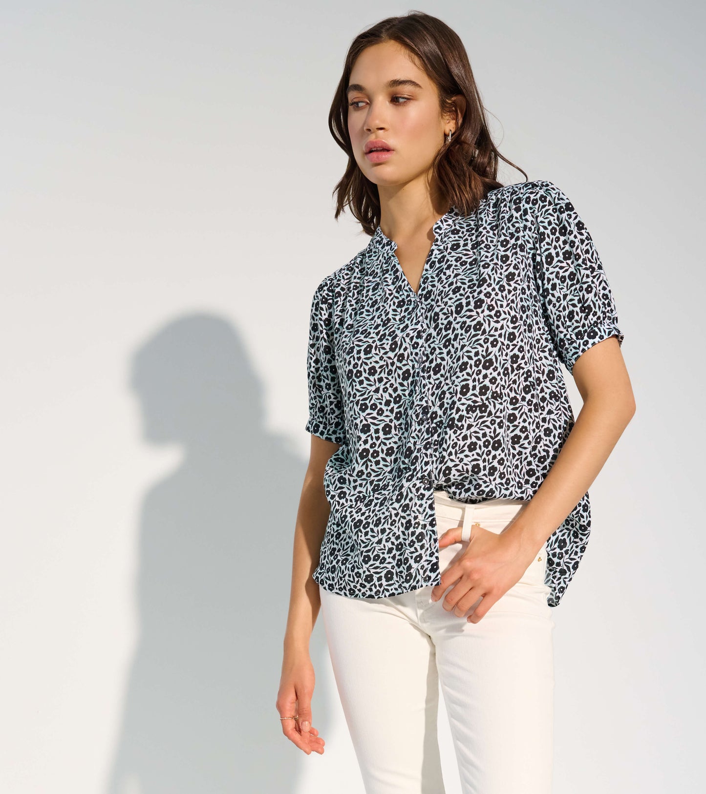 Ivy Blouse - Mini Fresh Flowers