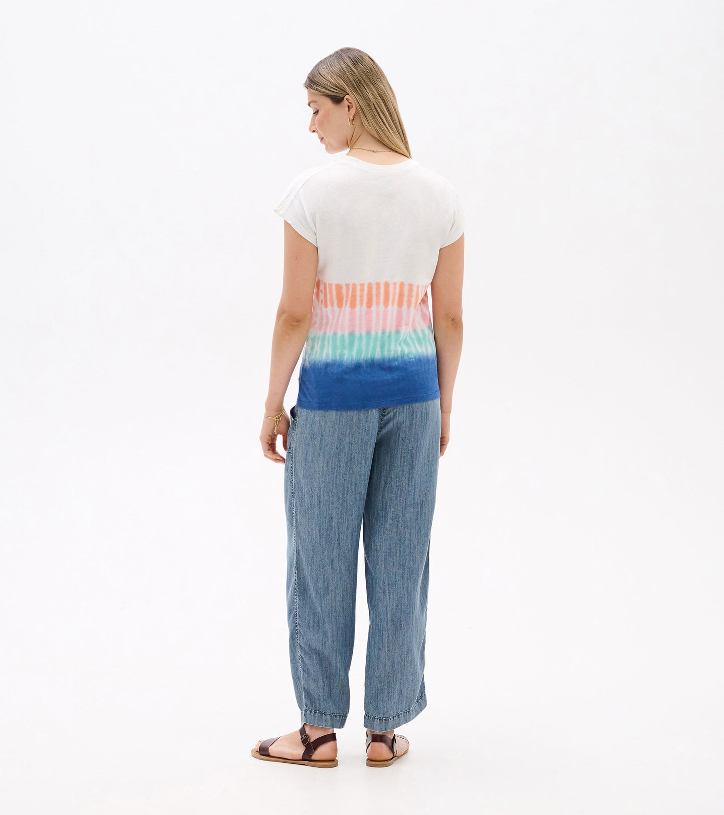 Slouchy Pocket Tee - Vintage Beach