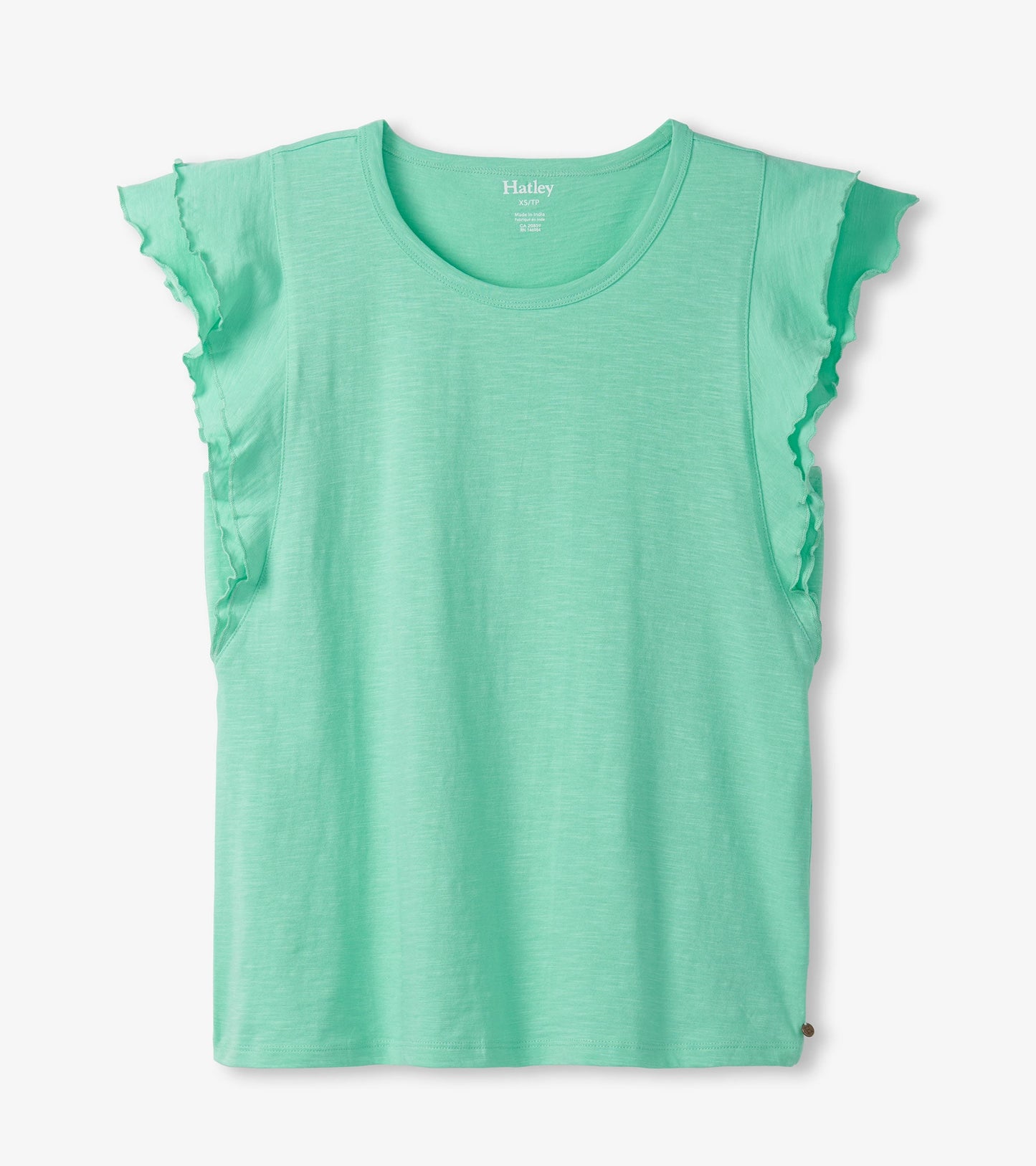 Layered Sleeve Tank - Turquoise