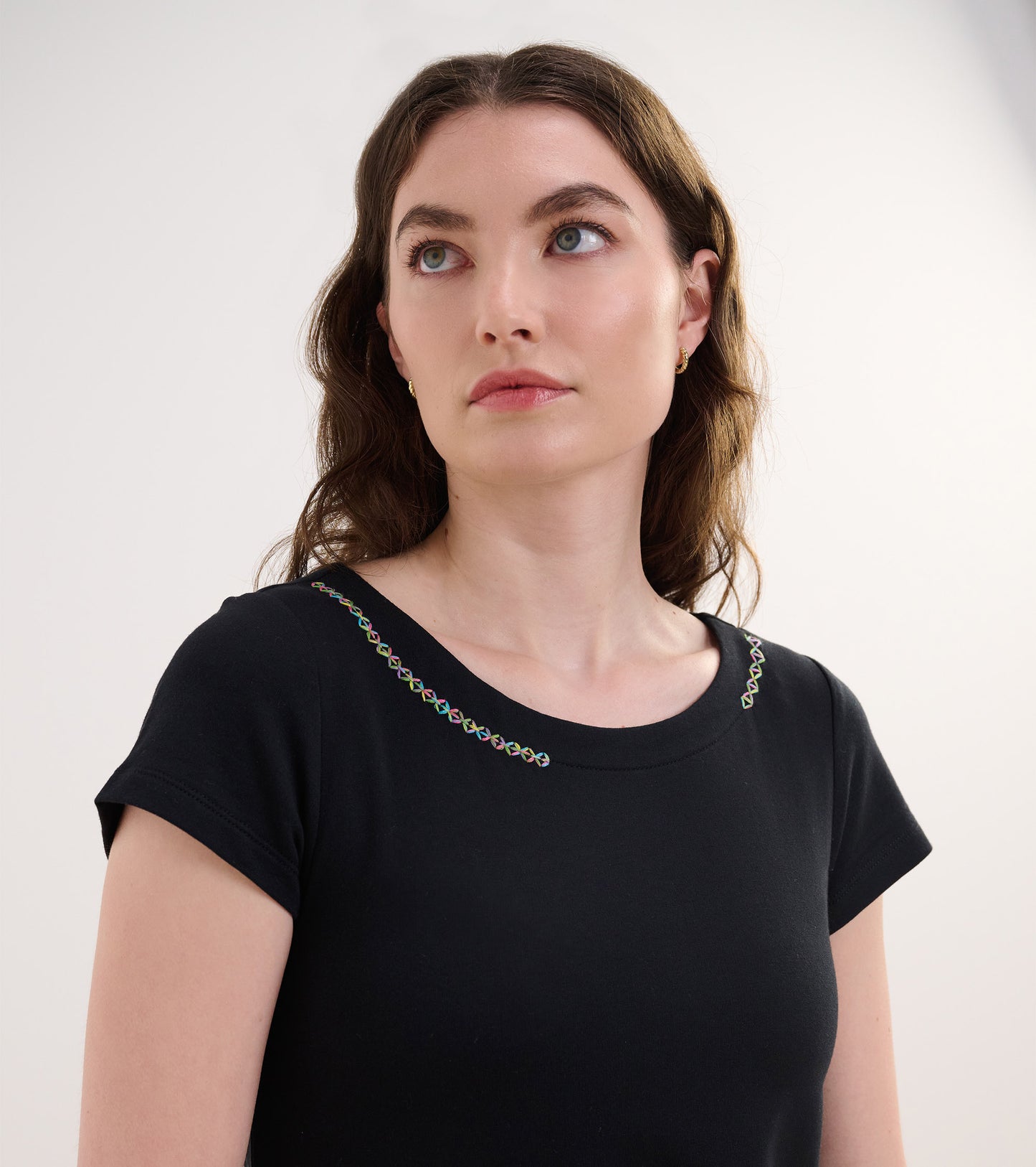 Brooke Dress - Black French Terry