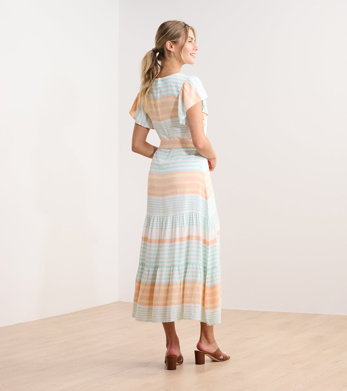 Hailey Dress - Echo Stripes