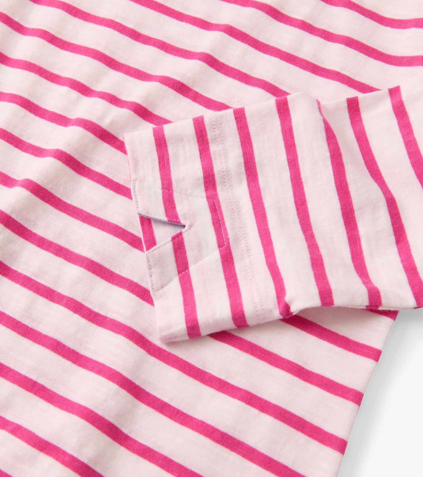 Button Breton - Fuchsia Stripes