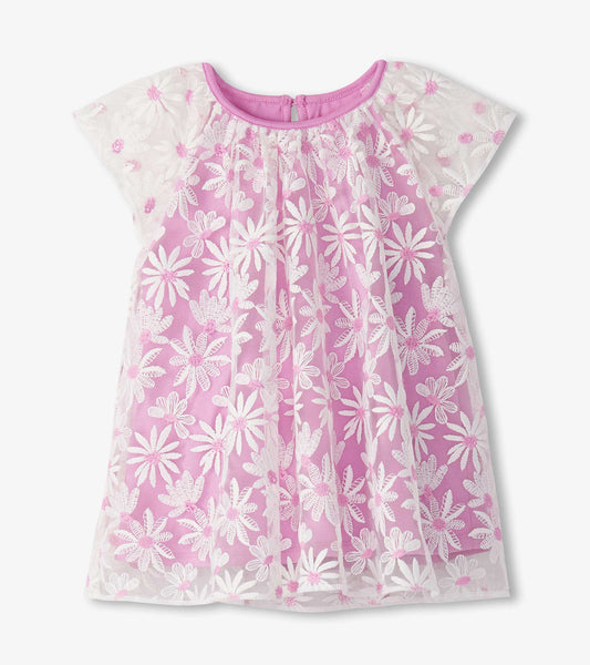 Baby & Toddler Girls Lilac Daisy Tulle Dress