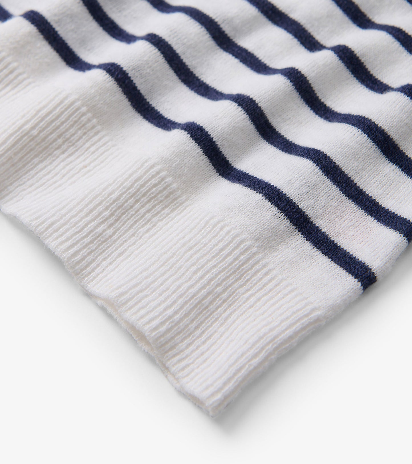 Simone Knit Tee - Navy and White Stripes