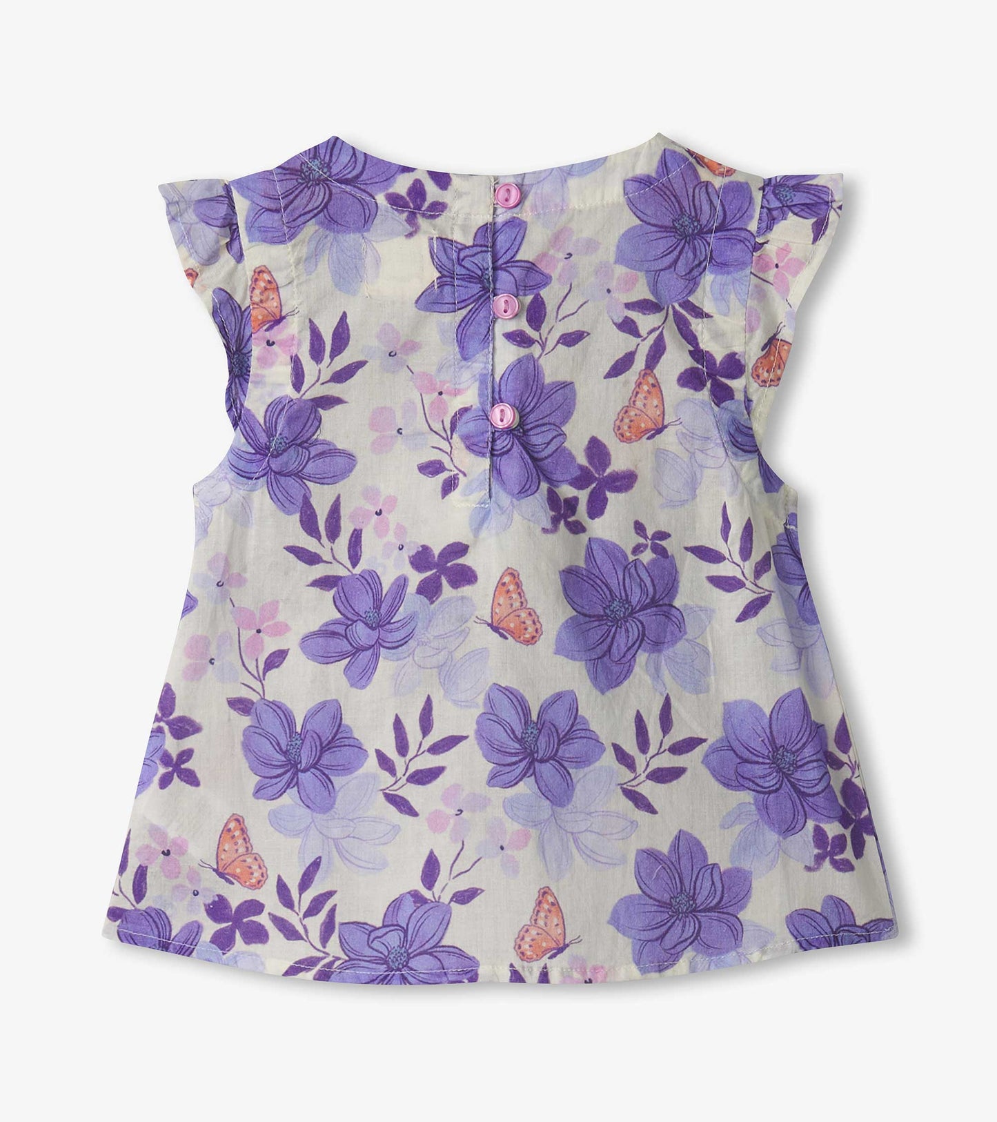 Baby & Toddler Girls Painted Magnolias Pin Tuck Tup & Bloomer Set
