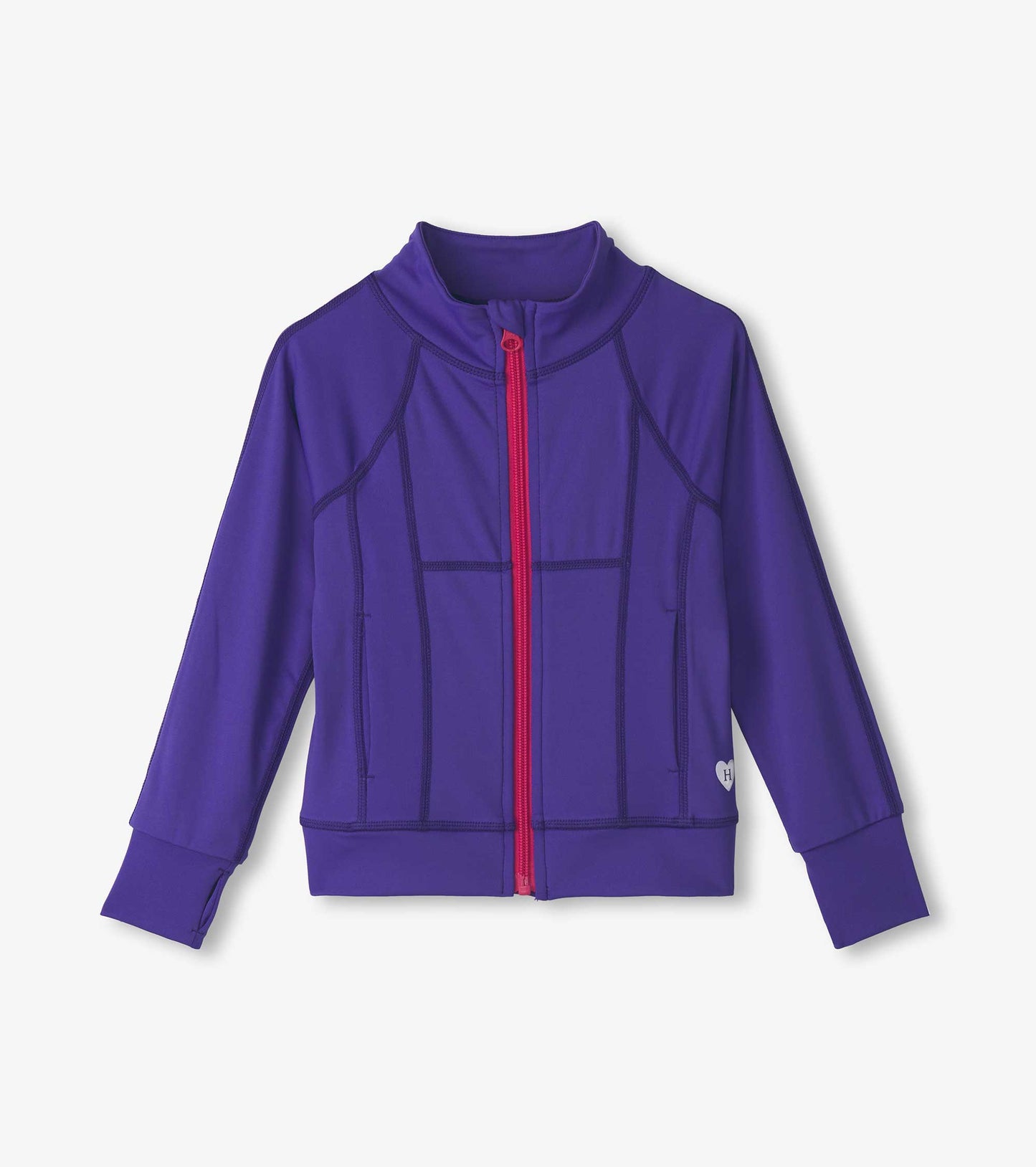 Girls Purple Active Jacket