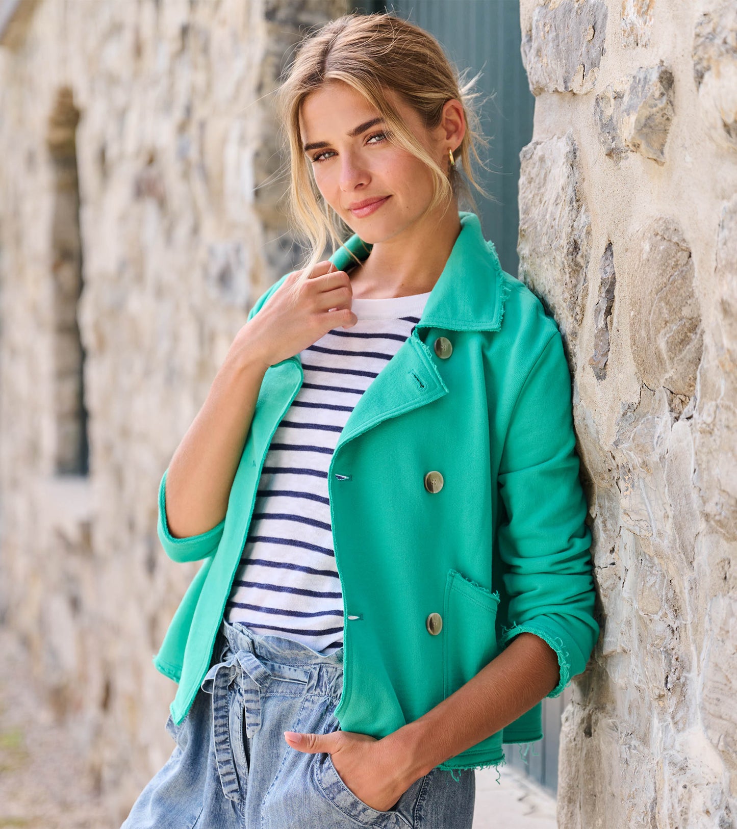 Preppy Blazer - Sea Green