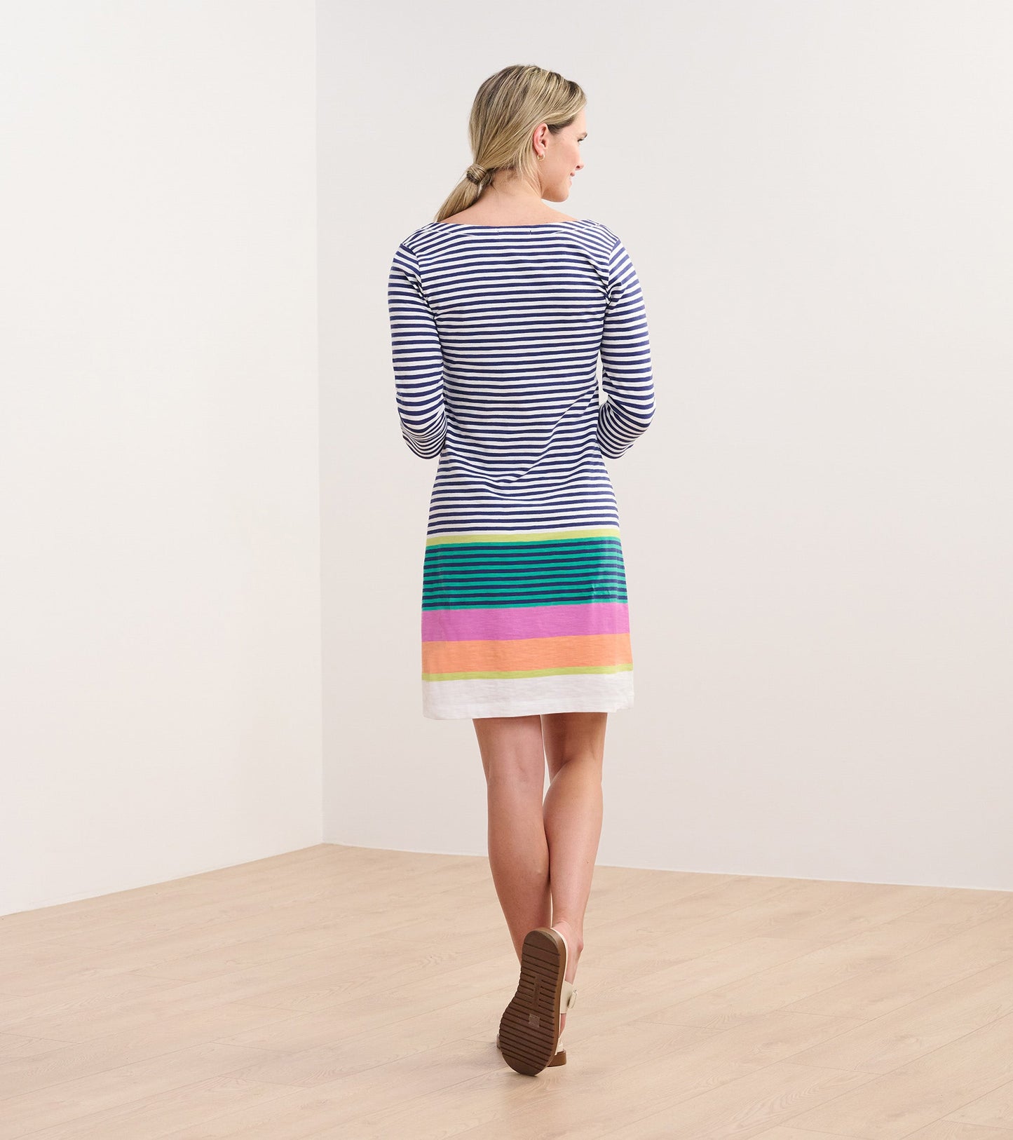Lucy Dress - Seaside Stripes