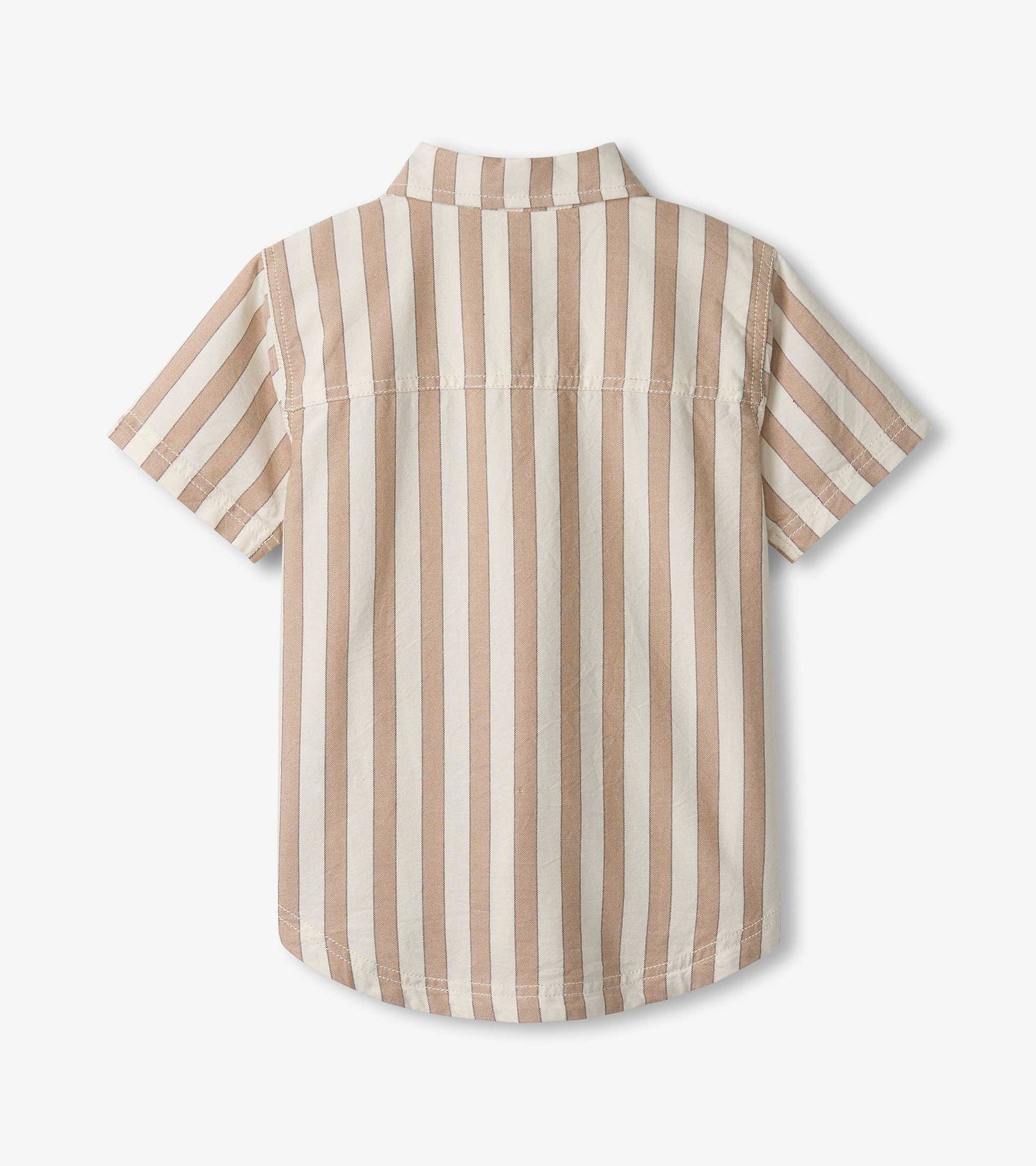 Boys Thatched Stripes Button Down Shirt