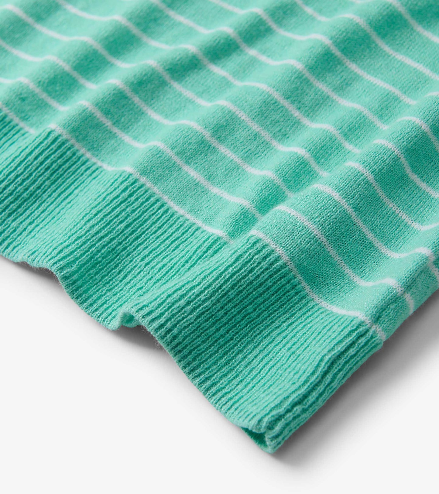 Simone Knit Tee - Teal Stripes