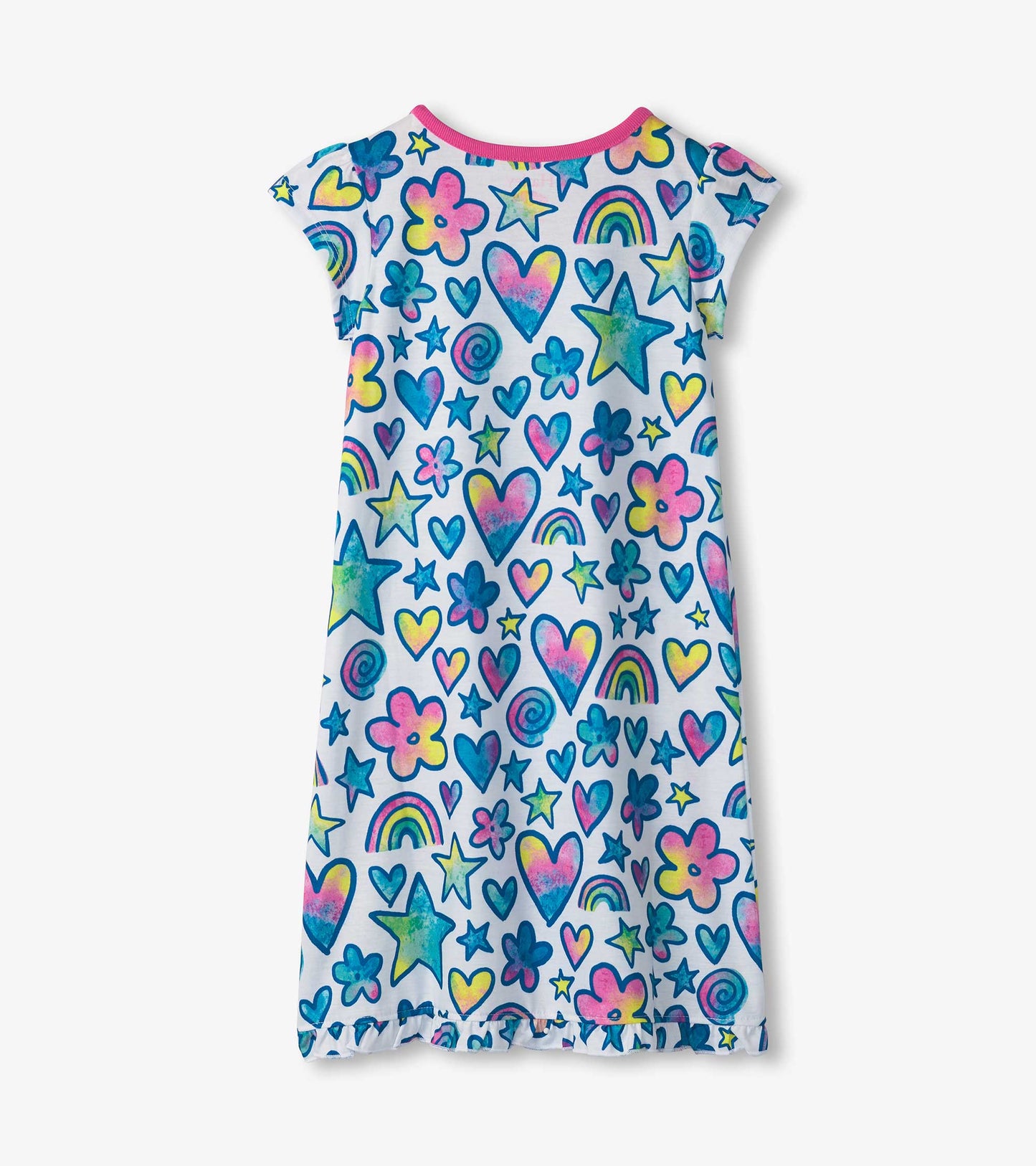 Girls Watercolour Doodles Nightdress