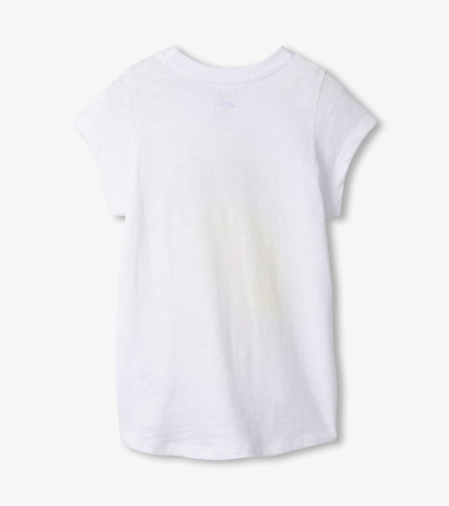 Girls Happy Lemon Tie Front T-Shirt