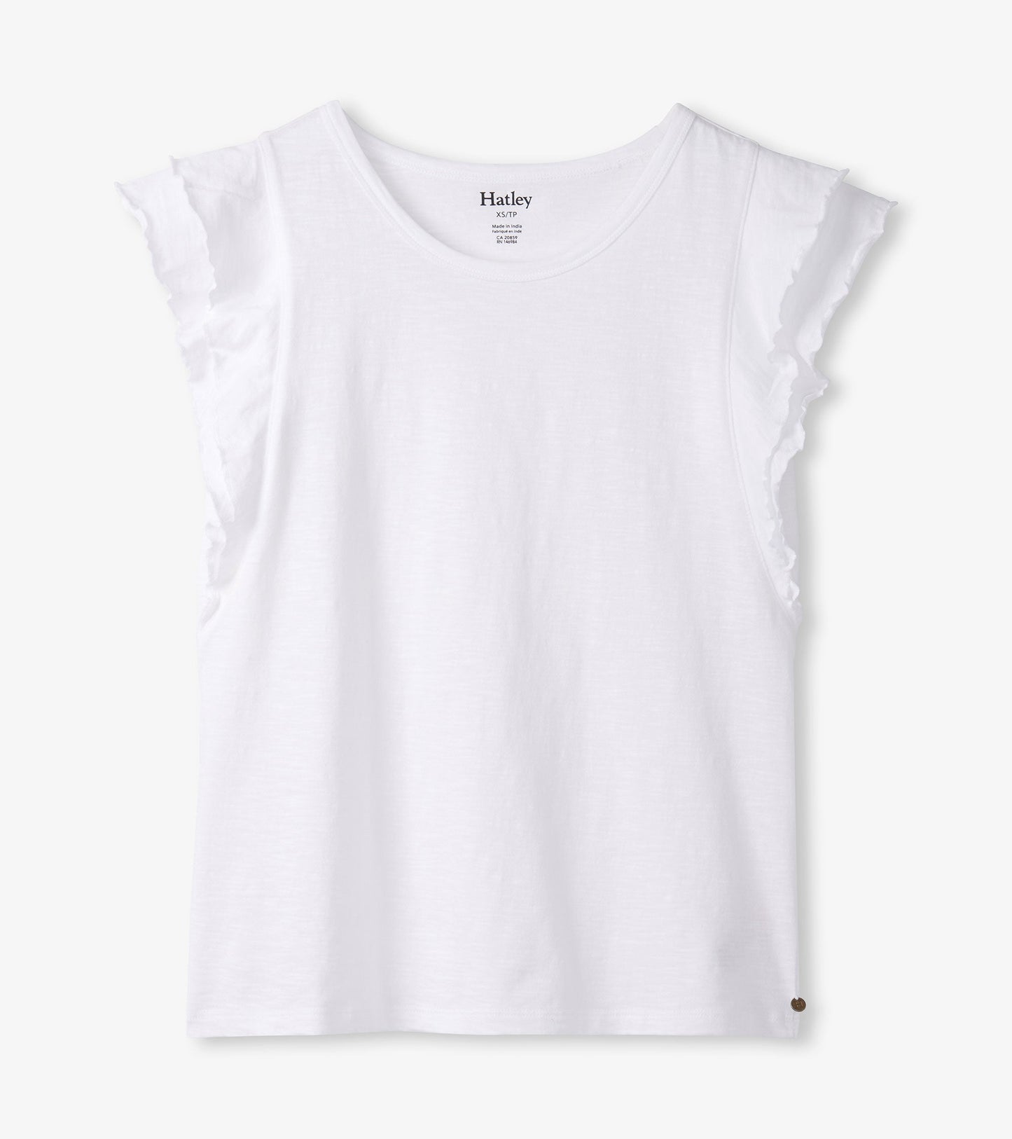 Layered Sleeve Tank - White