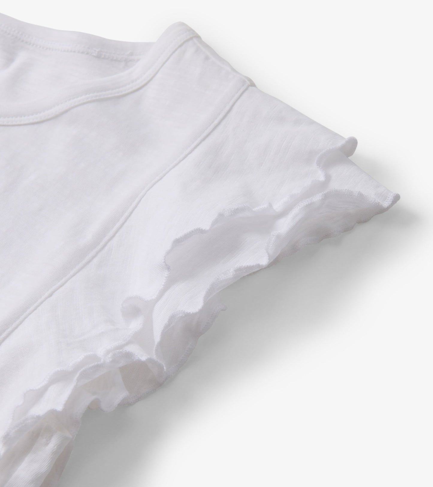 Layered Sleeve Tank - White