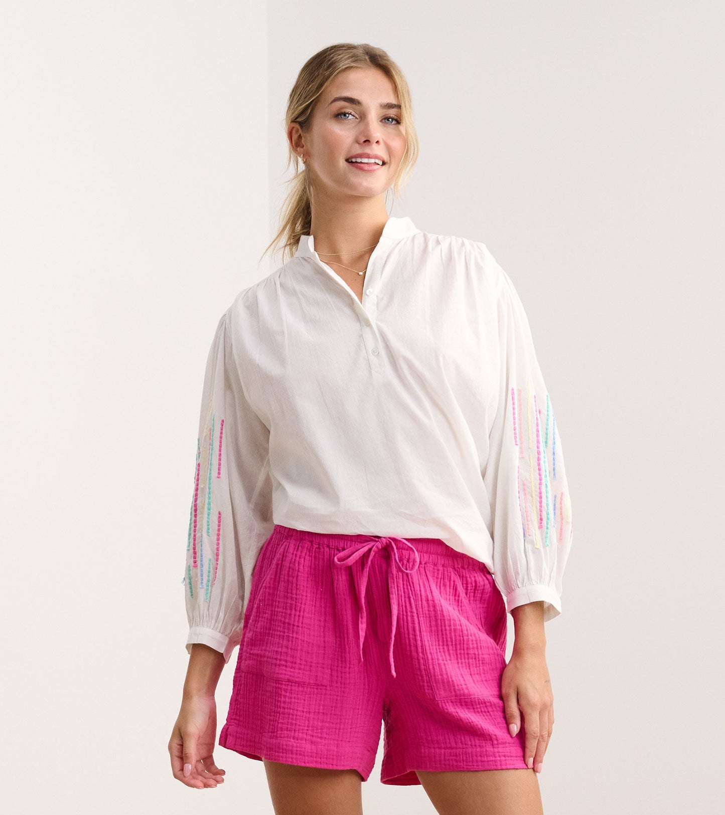 Lexi Tunic - White Gauze