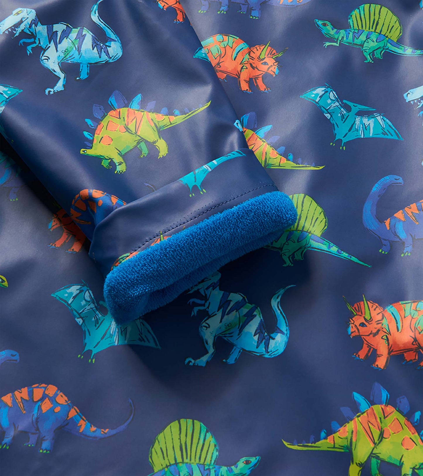 Baby & Toddler Boys Dino Party Button-Up Rain Jacket