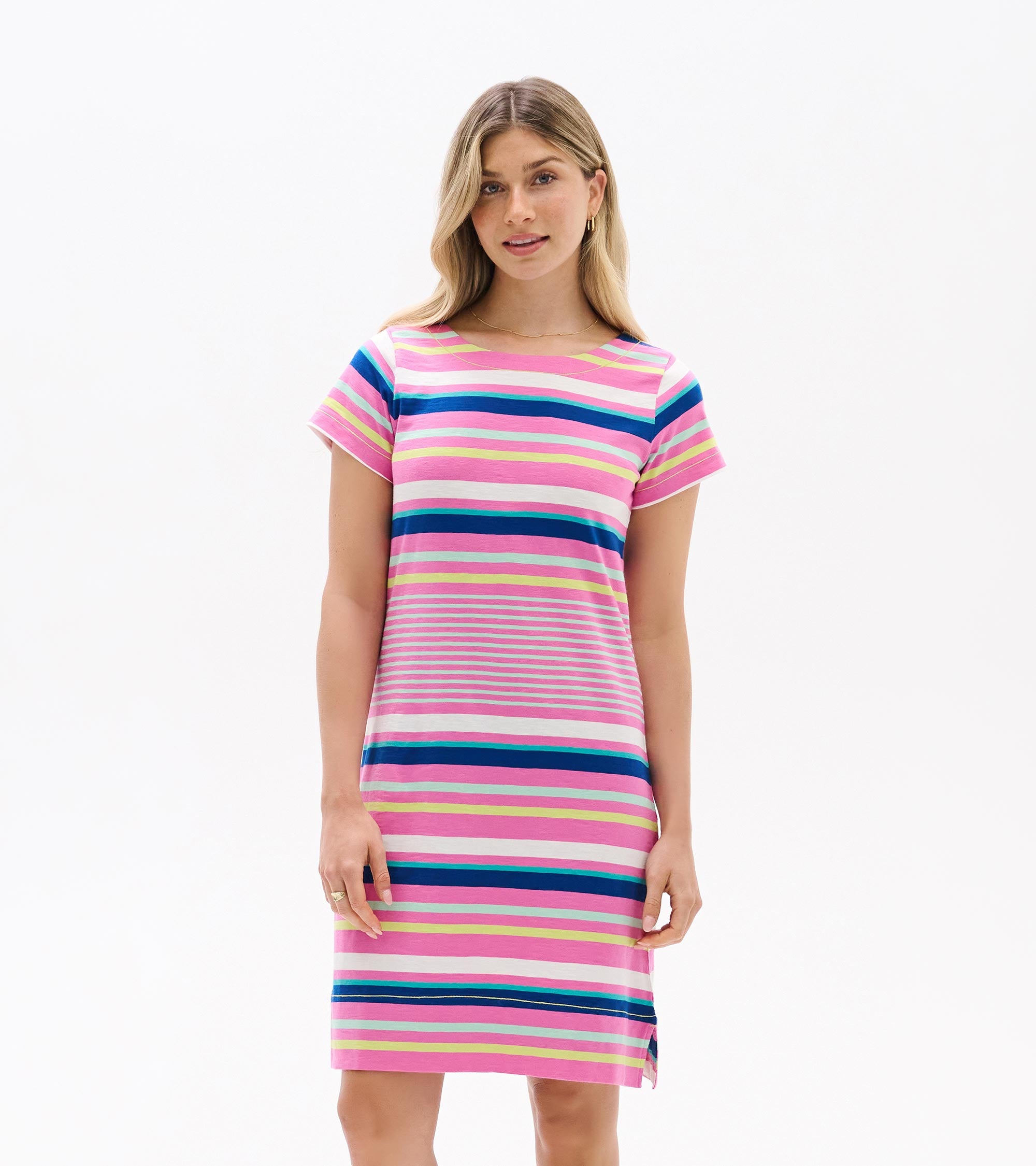pink and blue striped dress Zip-Back Tee Blaise Blue Satin Maxi The striped design captures Clothing features:Corset Detailing CLEARANCE4JULYOFF