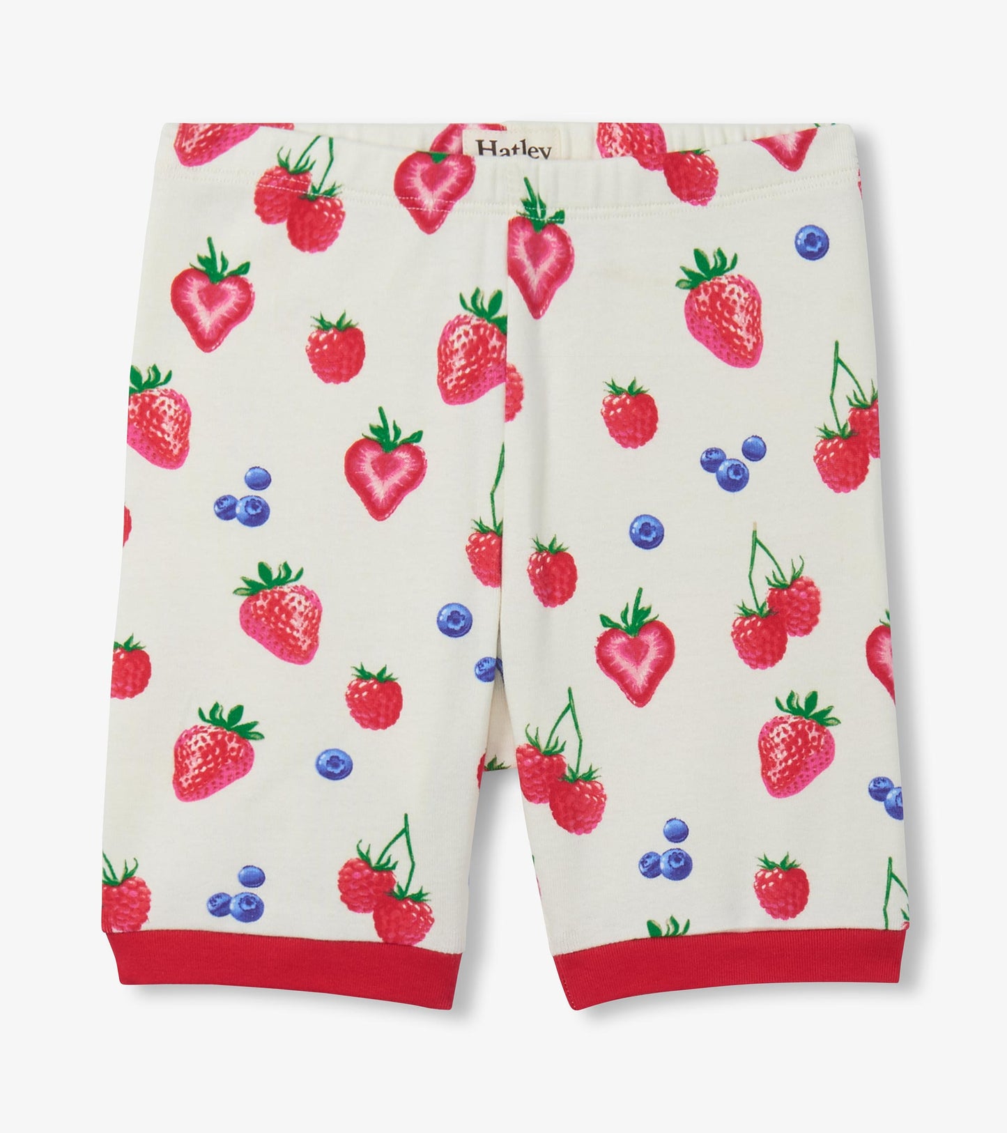 Girls Summer Berries Cotton Short Pajama Set