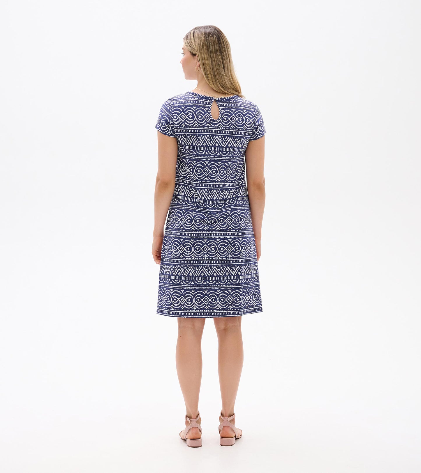 Cici A-Line Dress - Abstract Lines