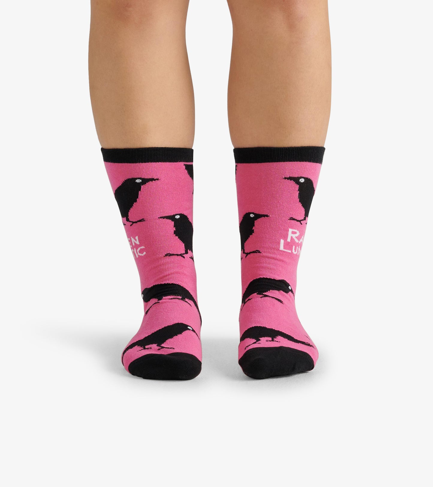 Raven Lunatic Women's Crew Socks
