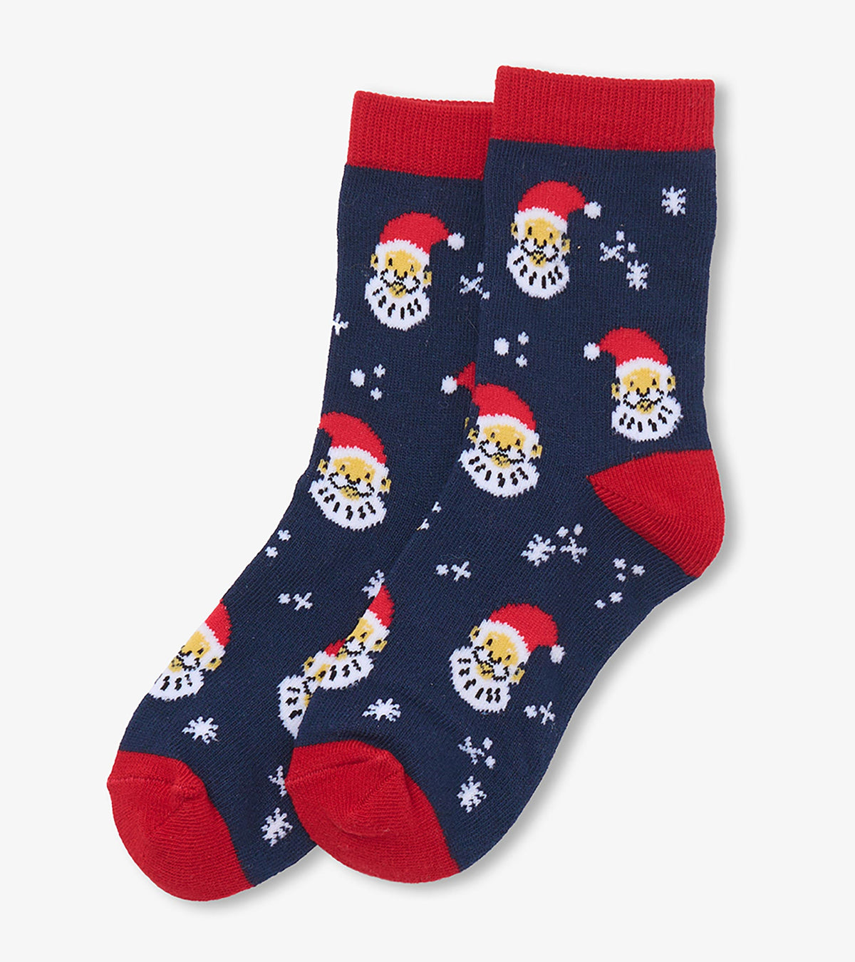 Kids Allover Santa Crew Socks
