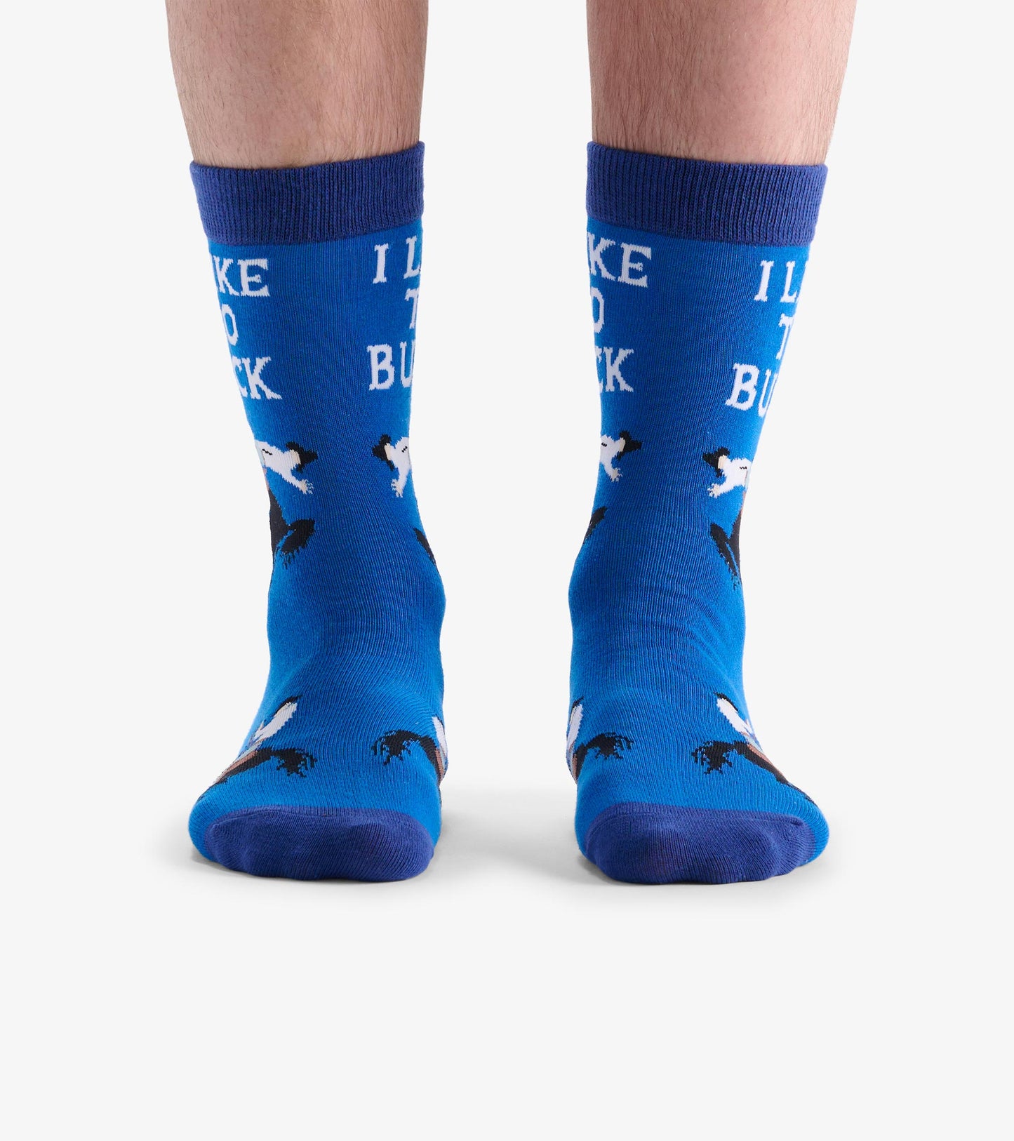 Men's I Like To Buck Crew Socks