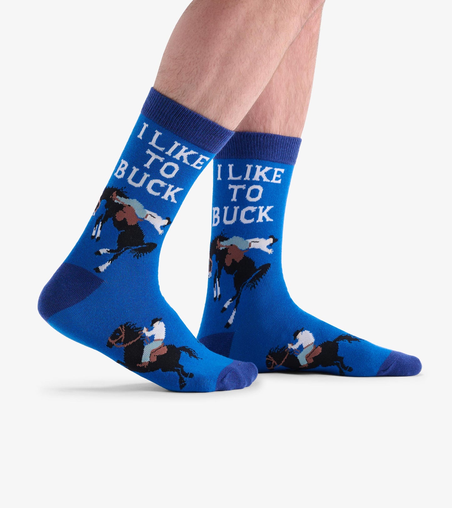 Men's I Like To Buck Crew Socks