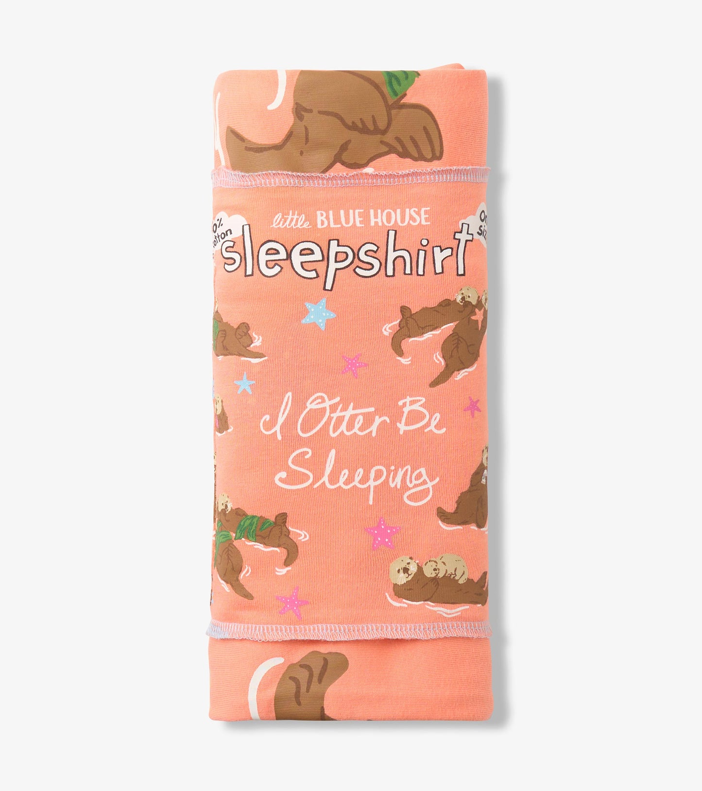 Women's Otter Be Sleeping Cotton Sleepshirt